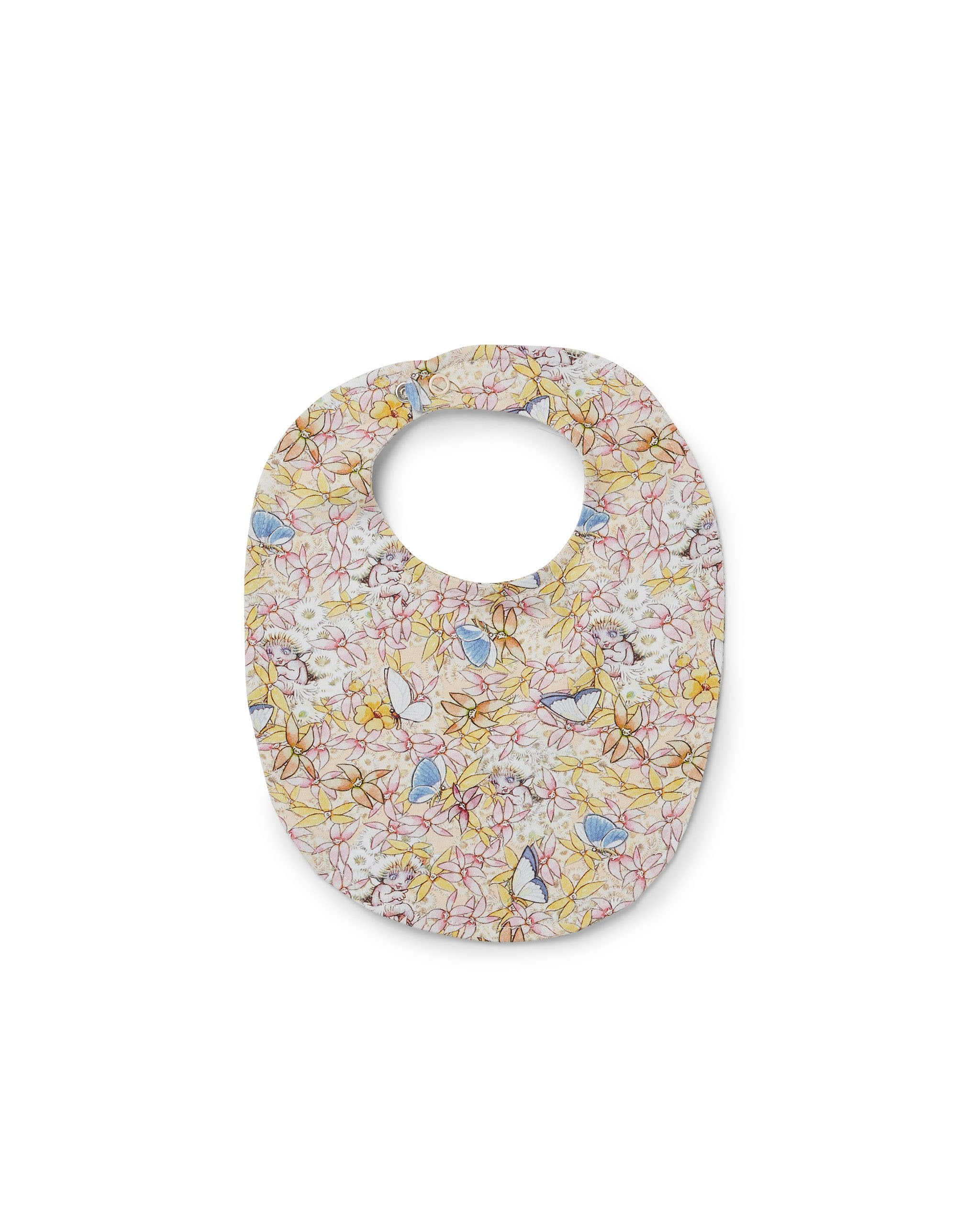 May Gibbs Brooklyn Bib - Gum Blossom