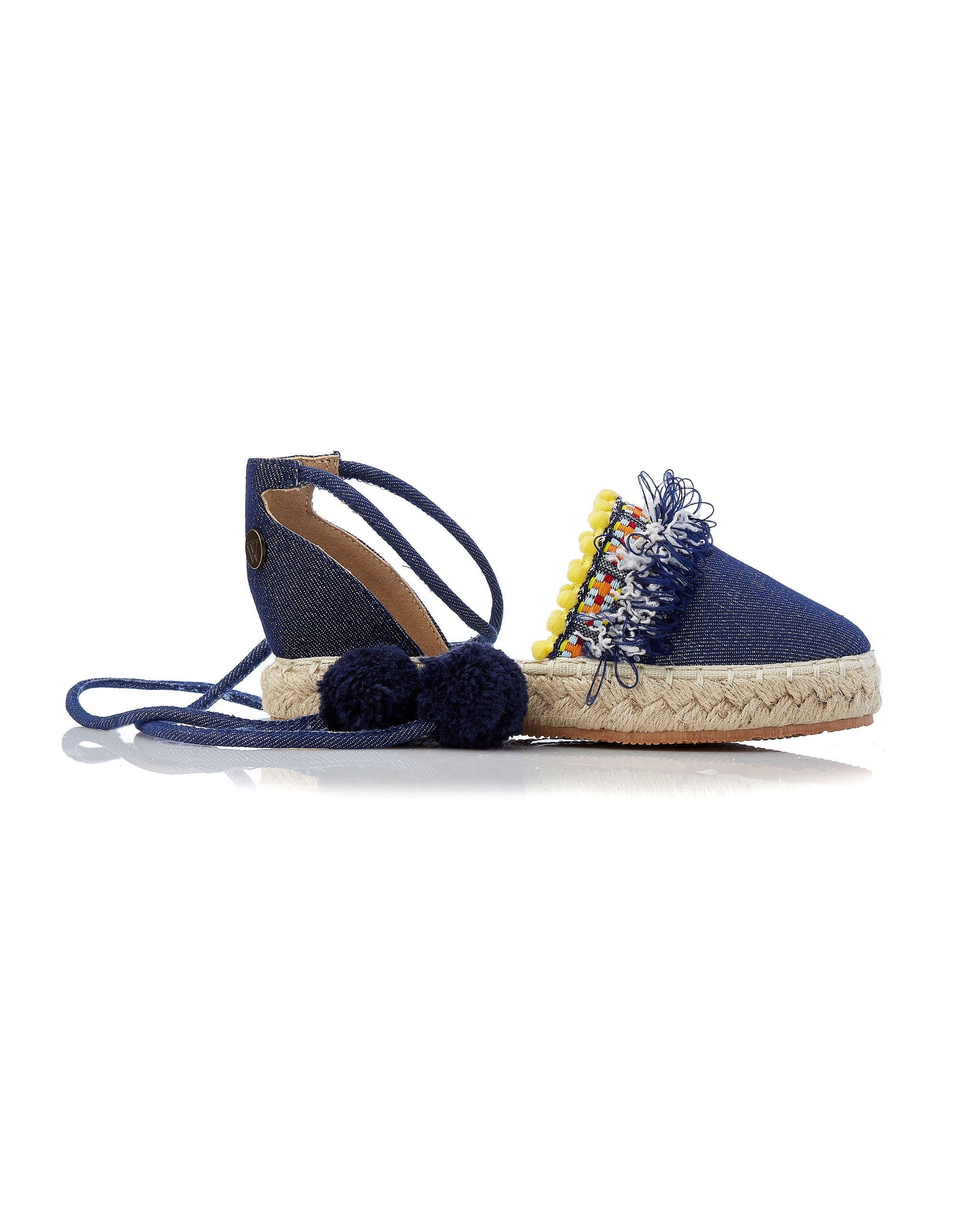 Arkie Girl's Espadrille Denim side view