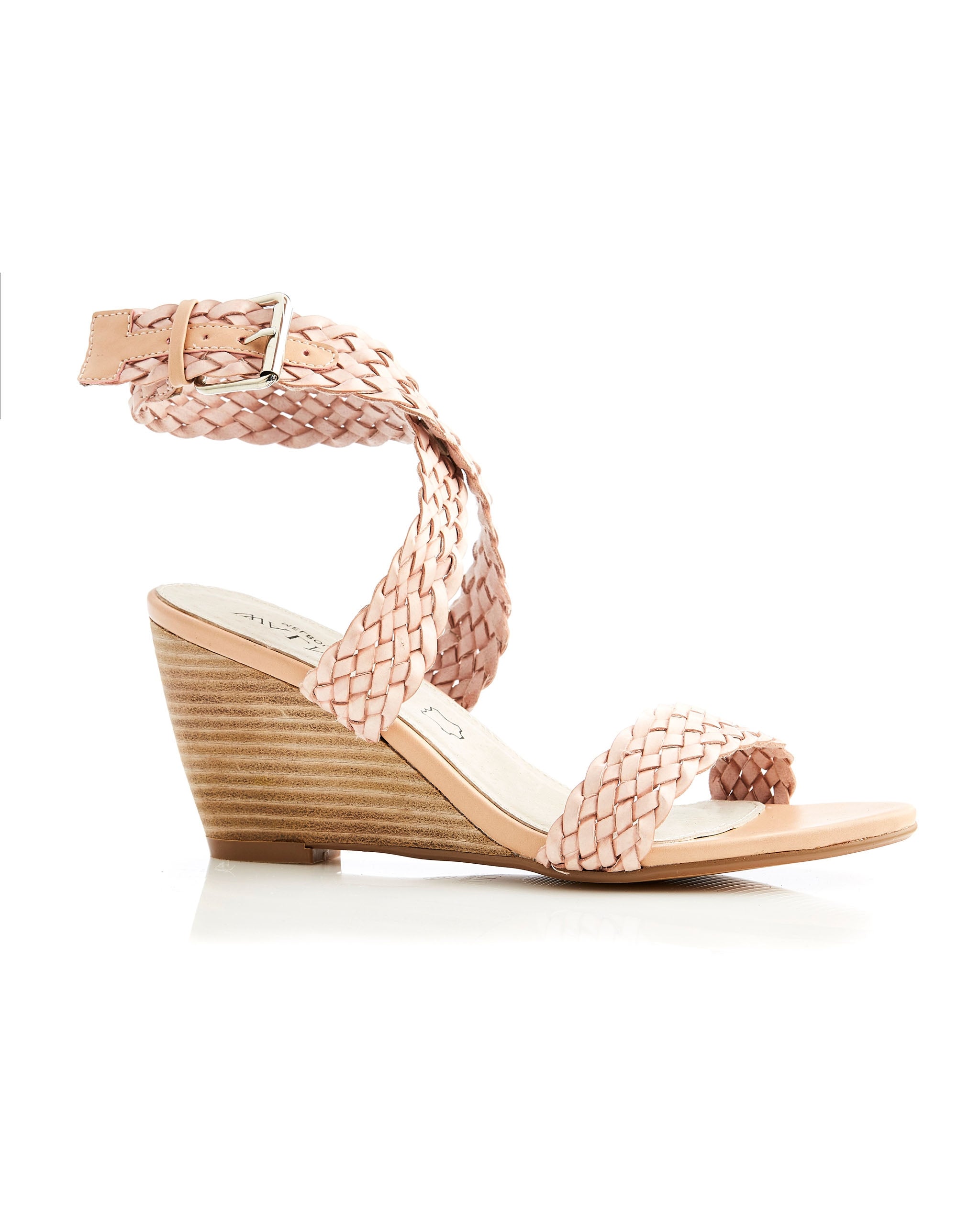 Allegra Wedge Sandal Blush side