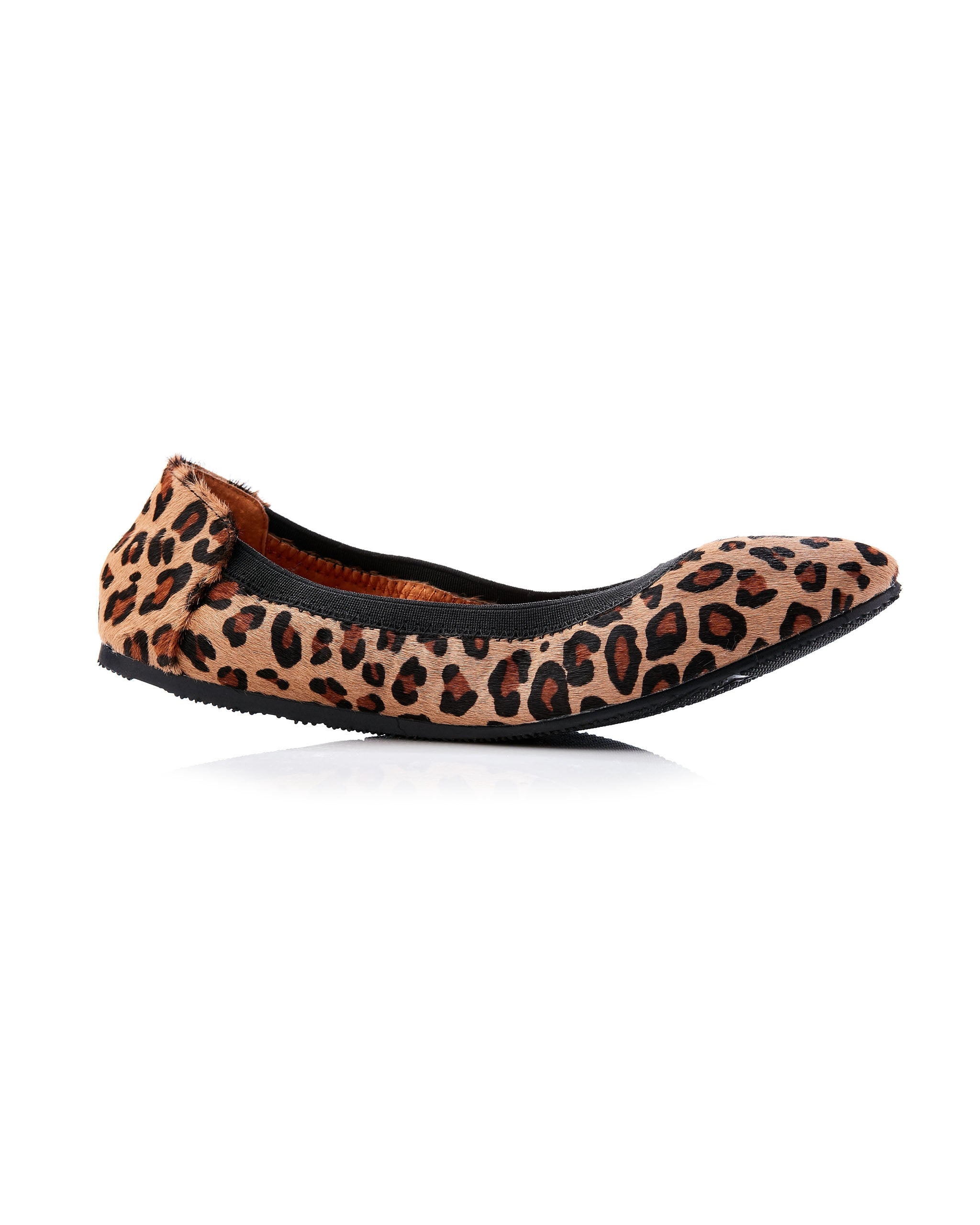 Ava Ballet Pony Tan Black Leopard
