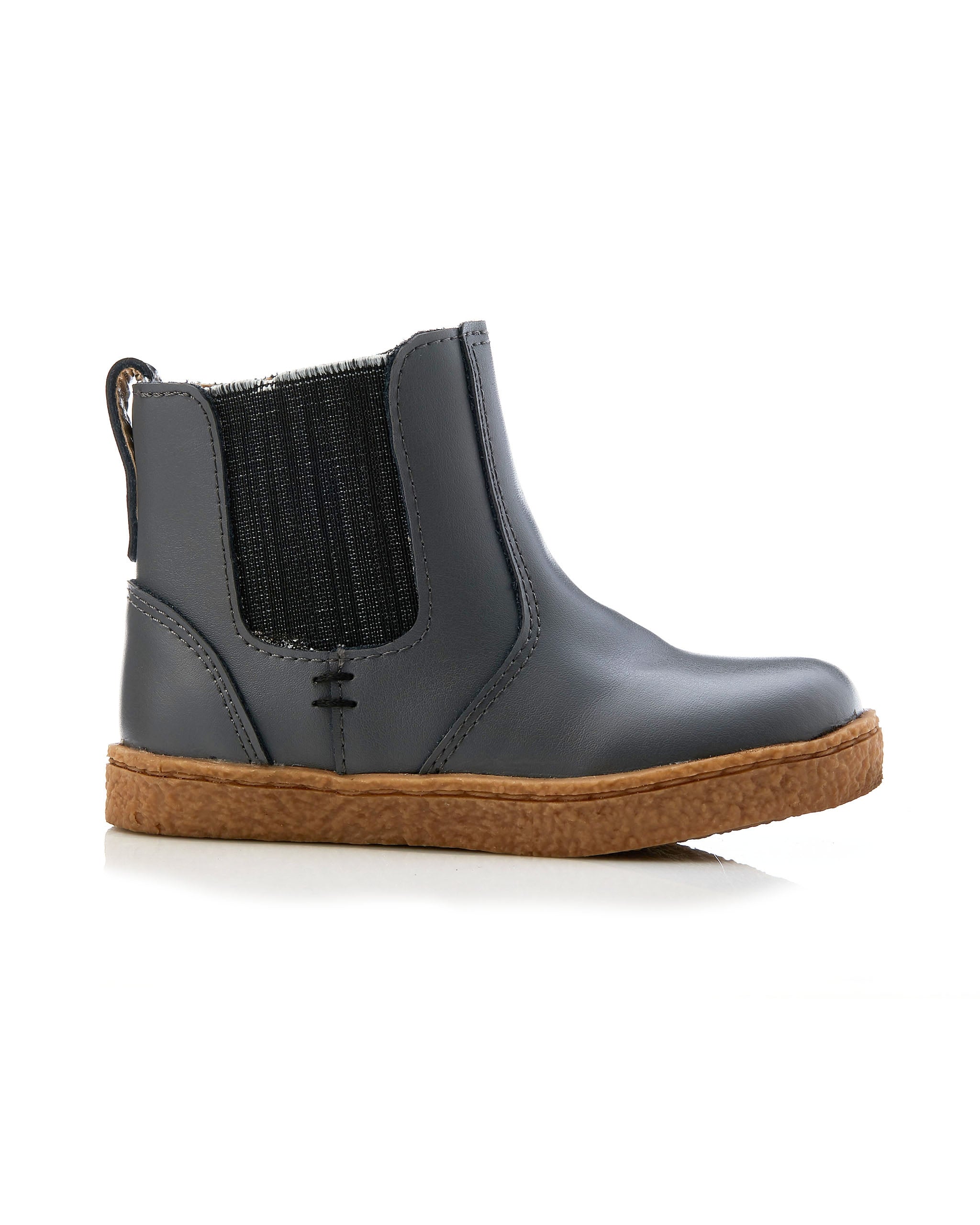 Bobby Charcoal Boot Leather