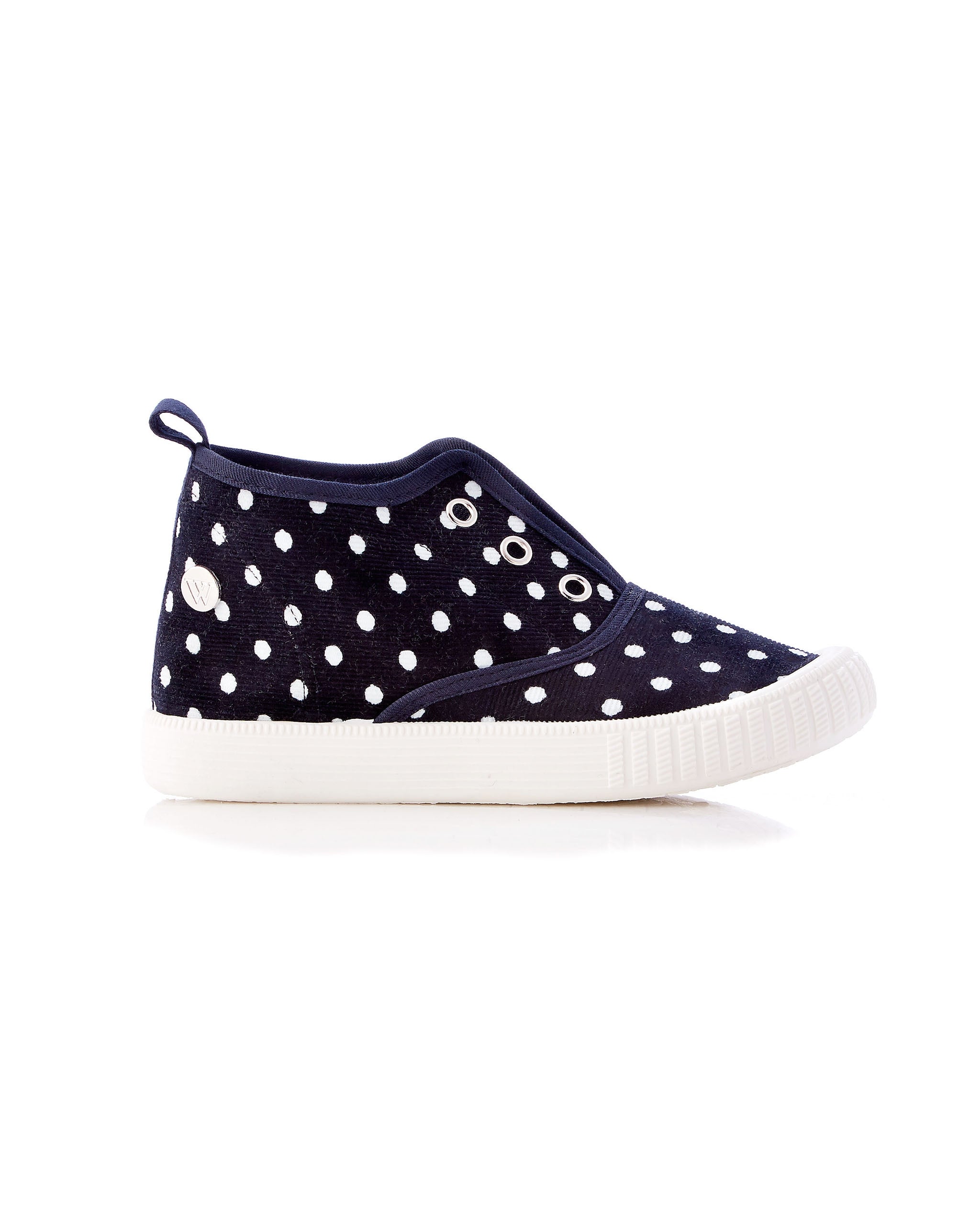 Classic George Spot Navy White
