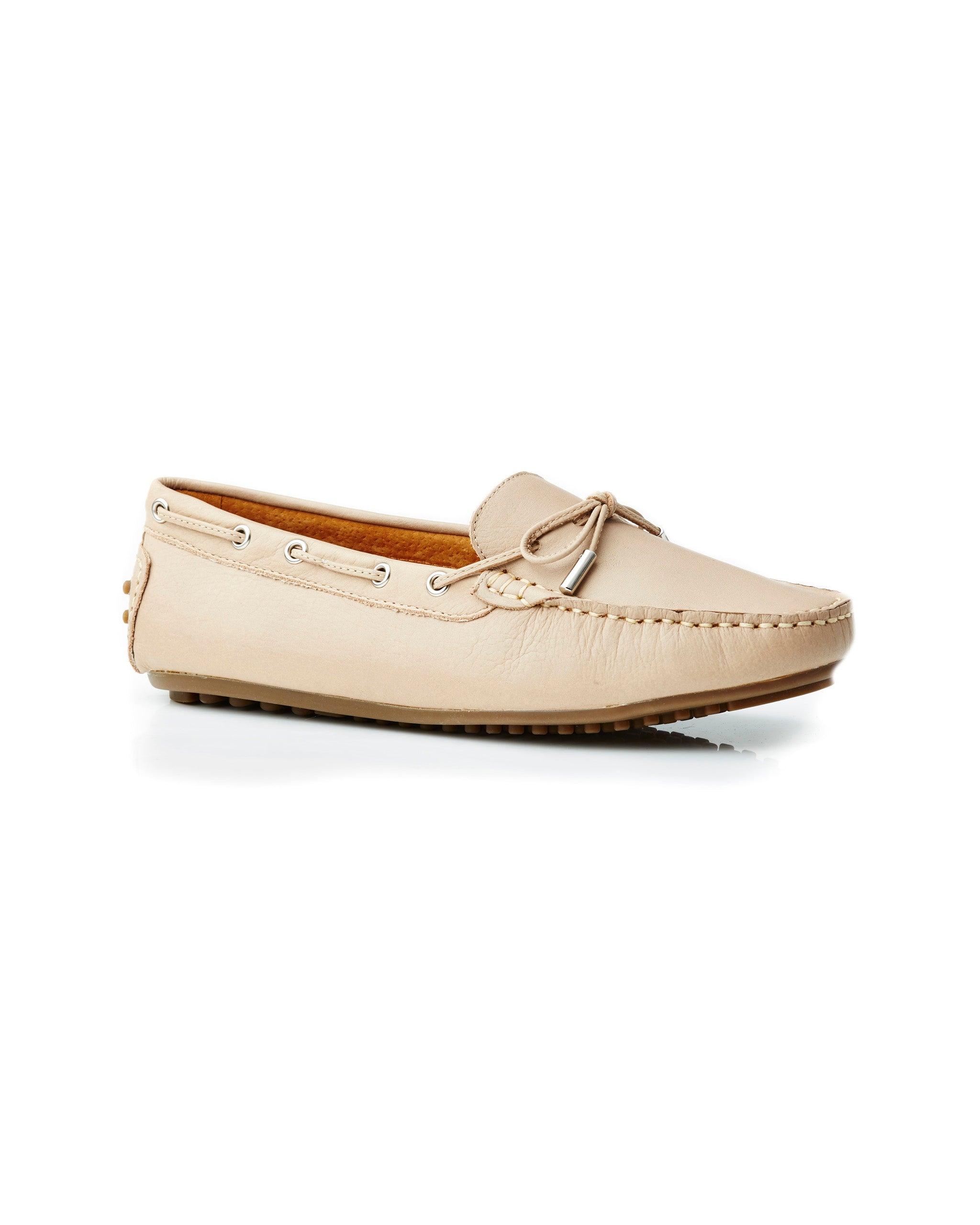DARIA LEATHER LOAFER LATTE Side
