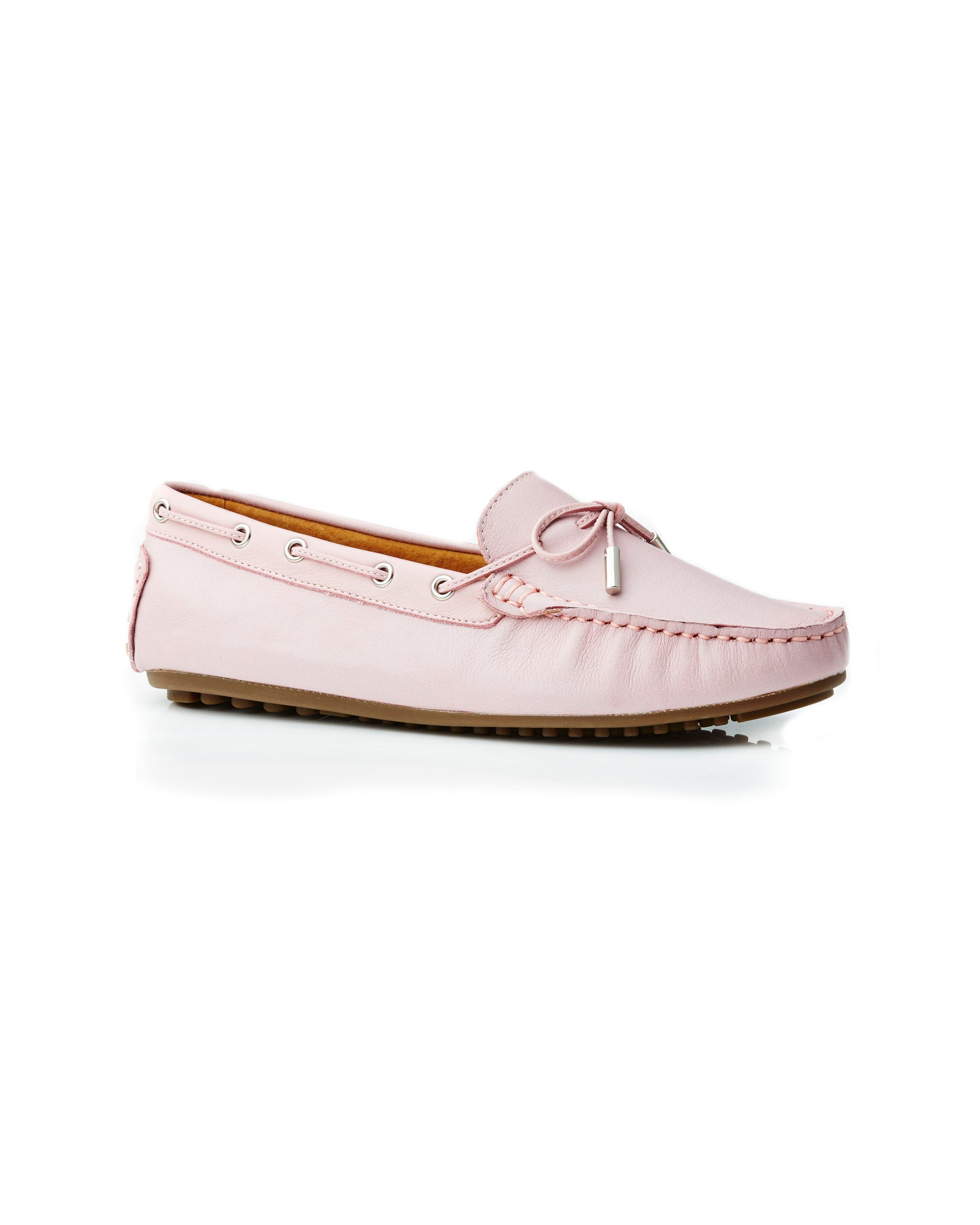 Daria Leather Loafer Pale Pink side