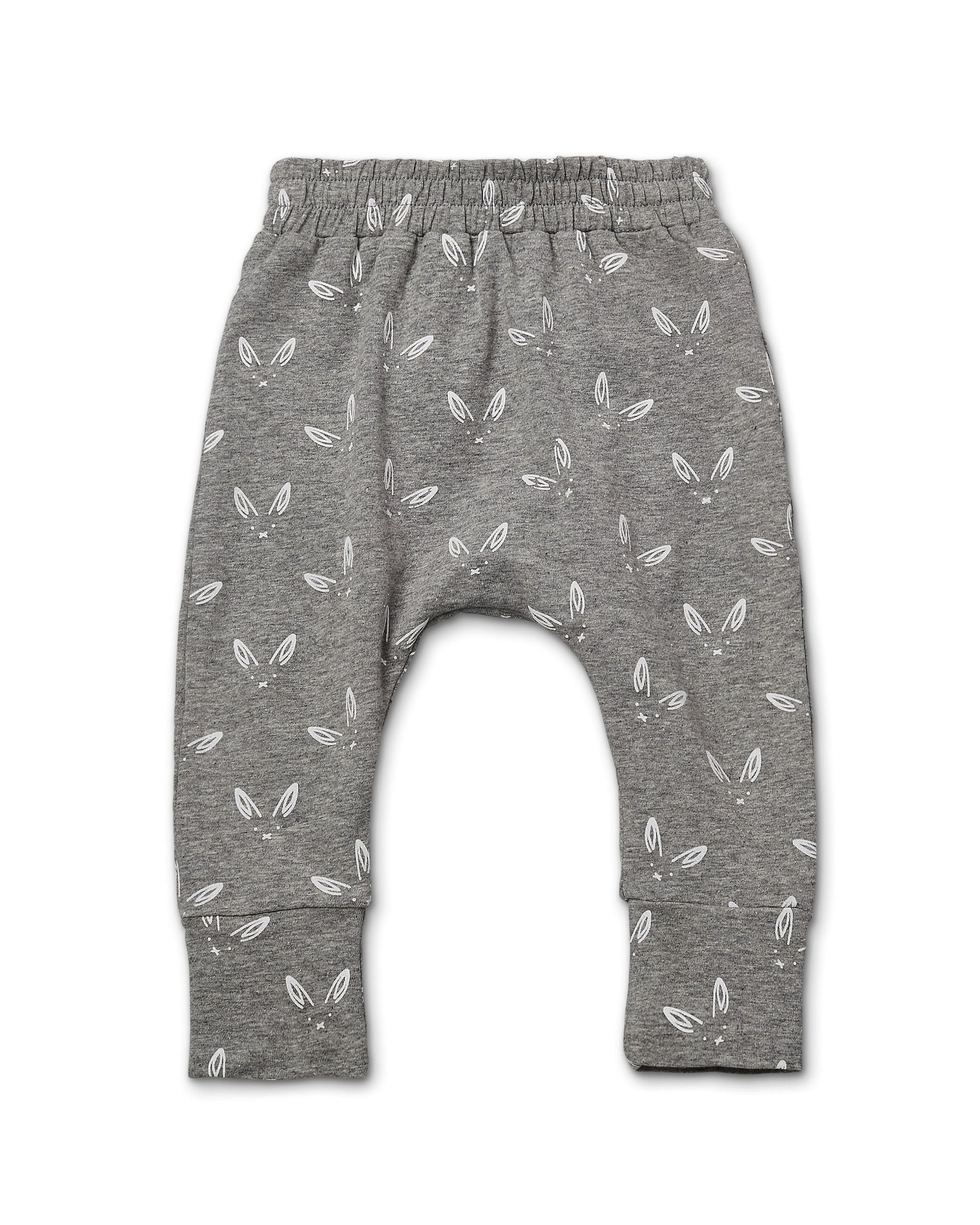 Dexter Grey Bunny Drop Crotch Pants