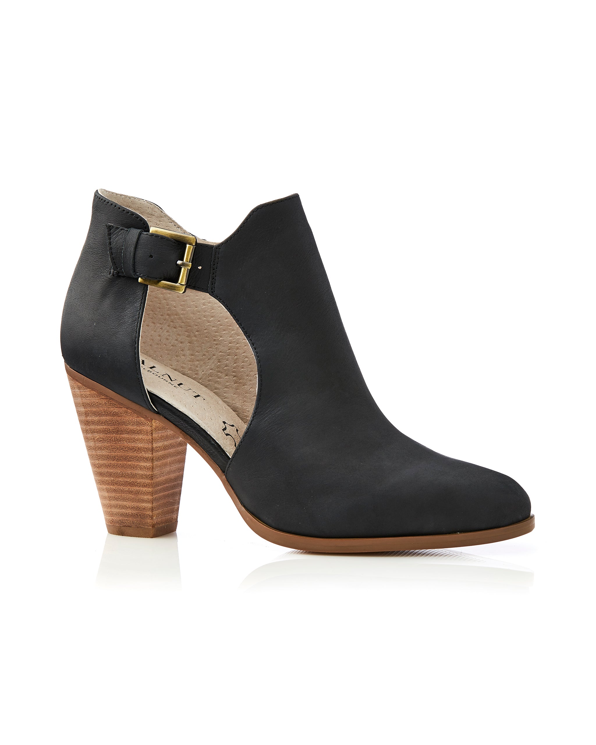 Dylan Leather Boot Black side view