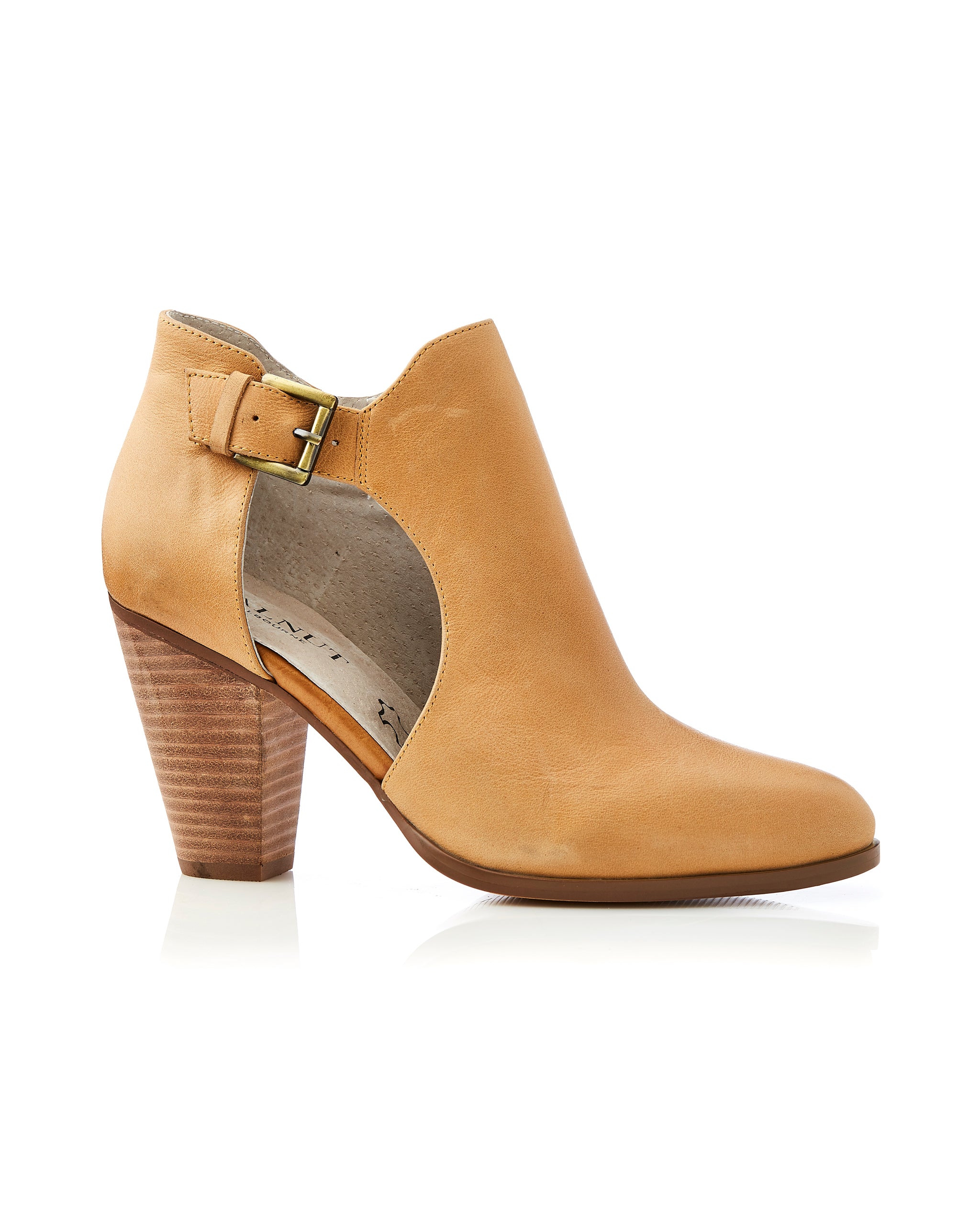 Dylan Leather Boot Tan side view