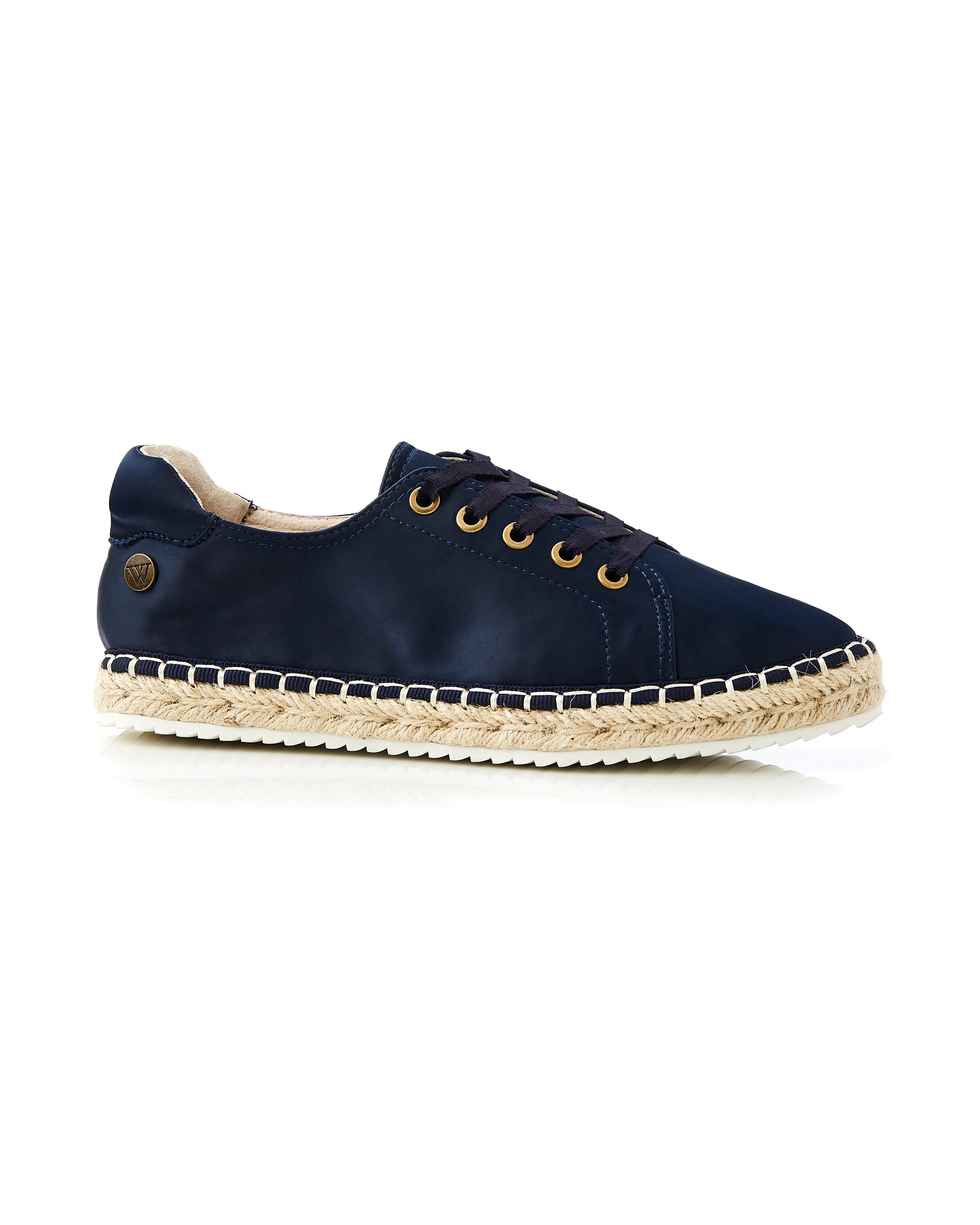 Estee Espadrille Navy side