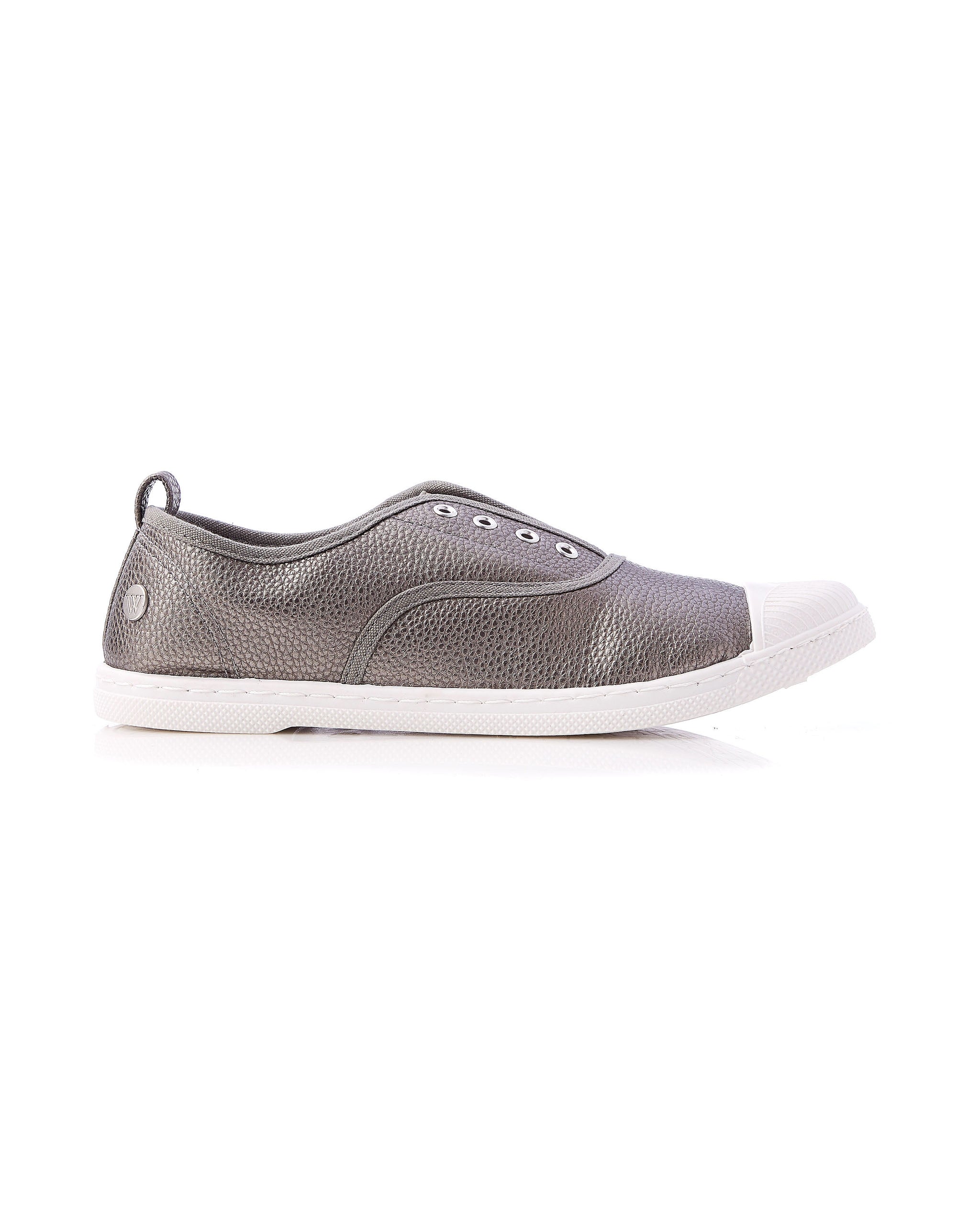 Euro Pebble Plimsole Pewter