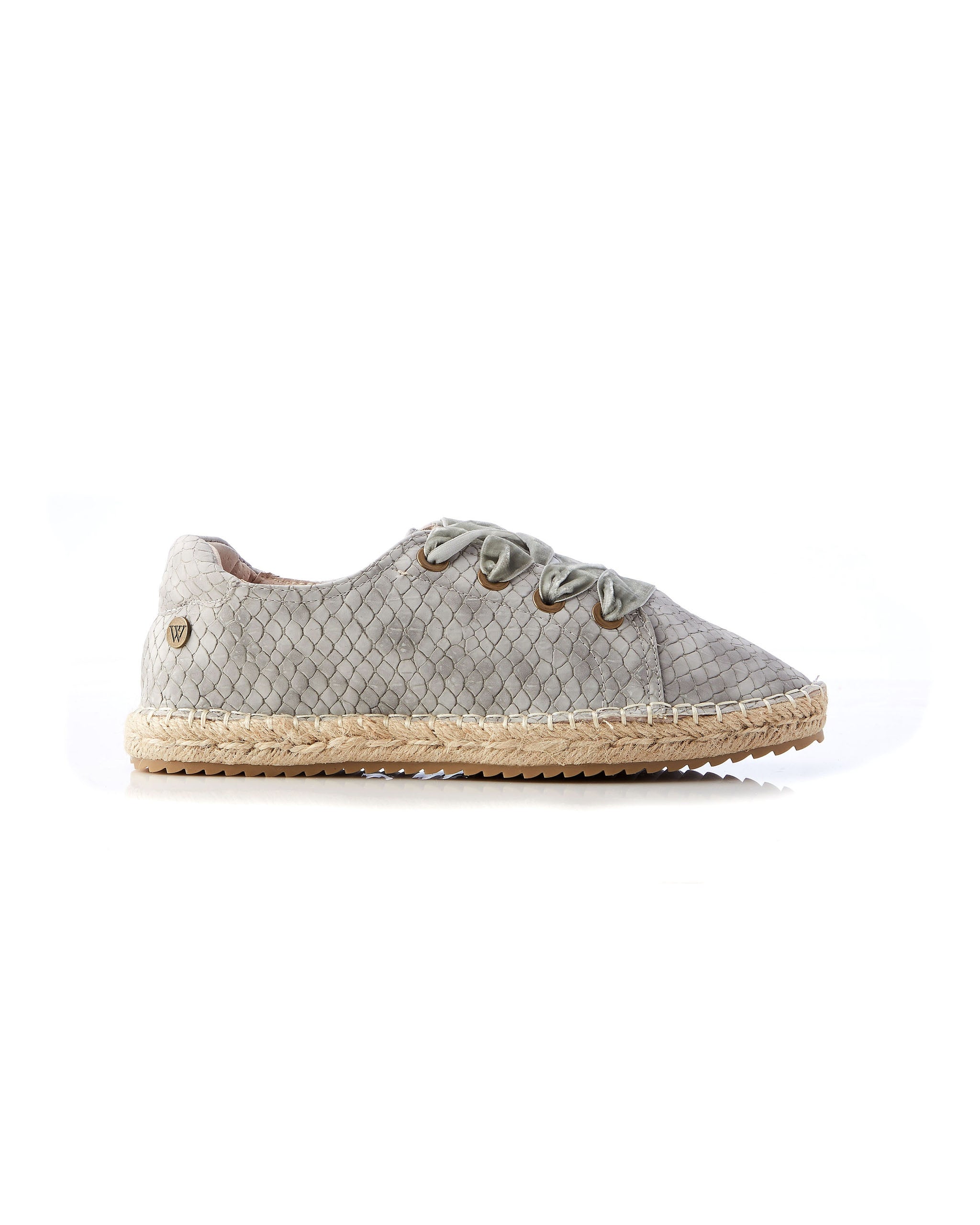 Gia Python Espadrille Dove