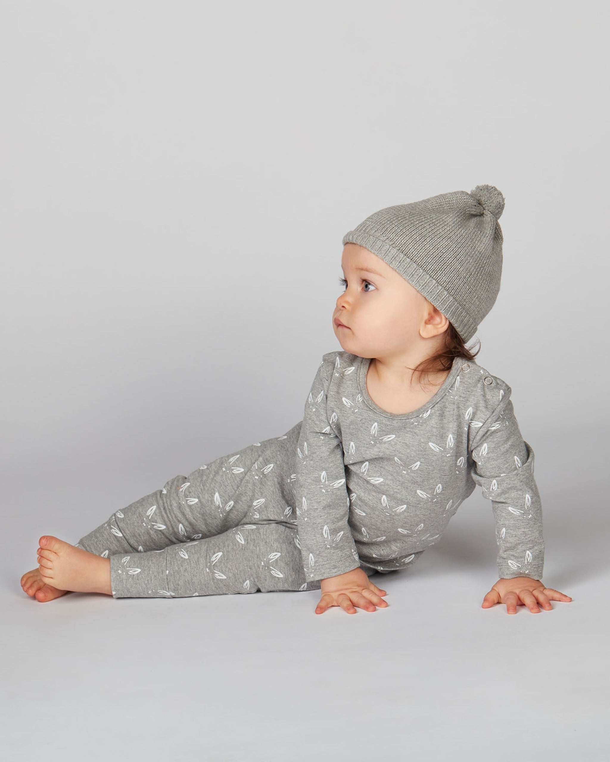 Bernie Grey Knitted Hat