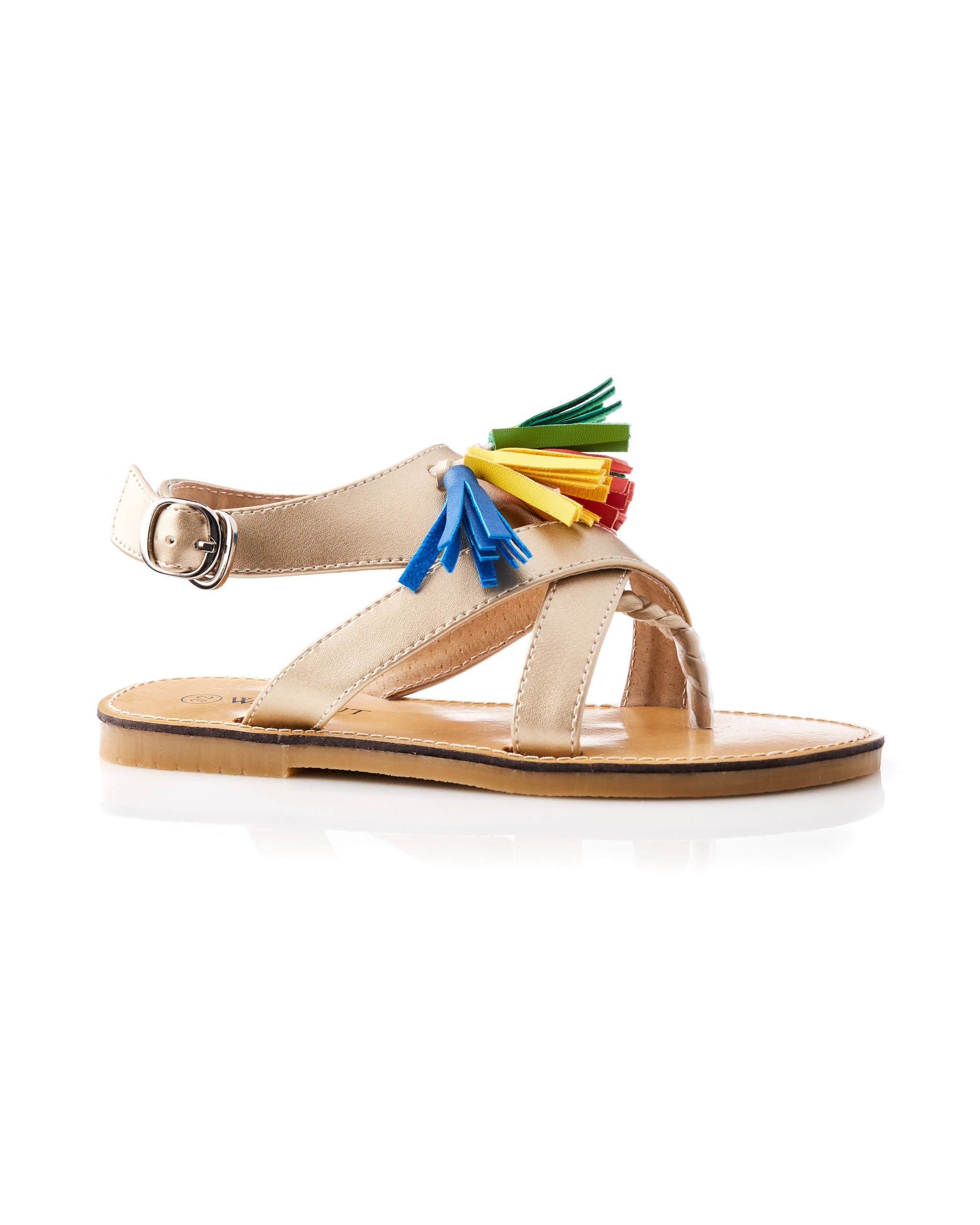 Harlow Sandal Gold side view