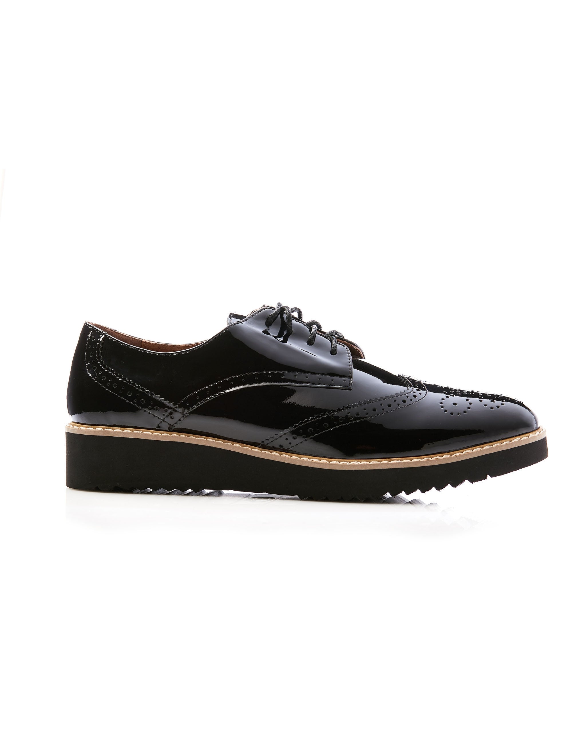 Kiara Lace Up Black