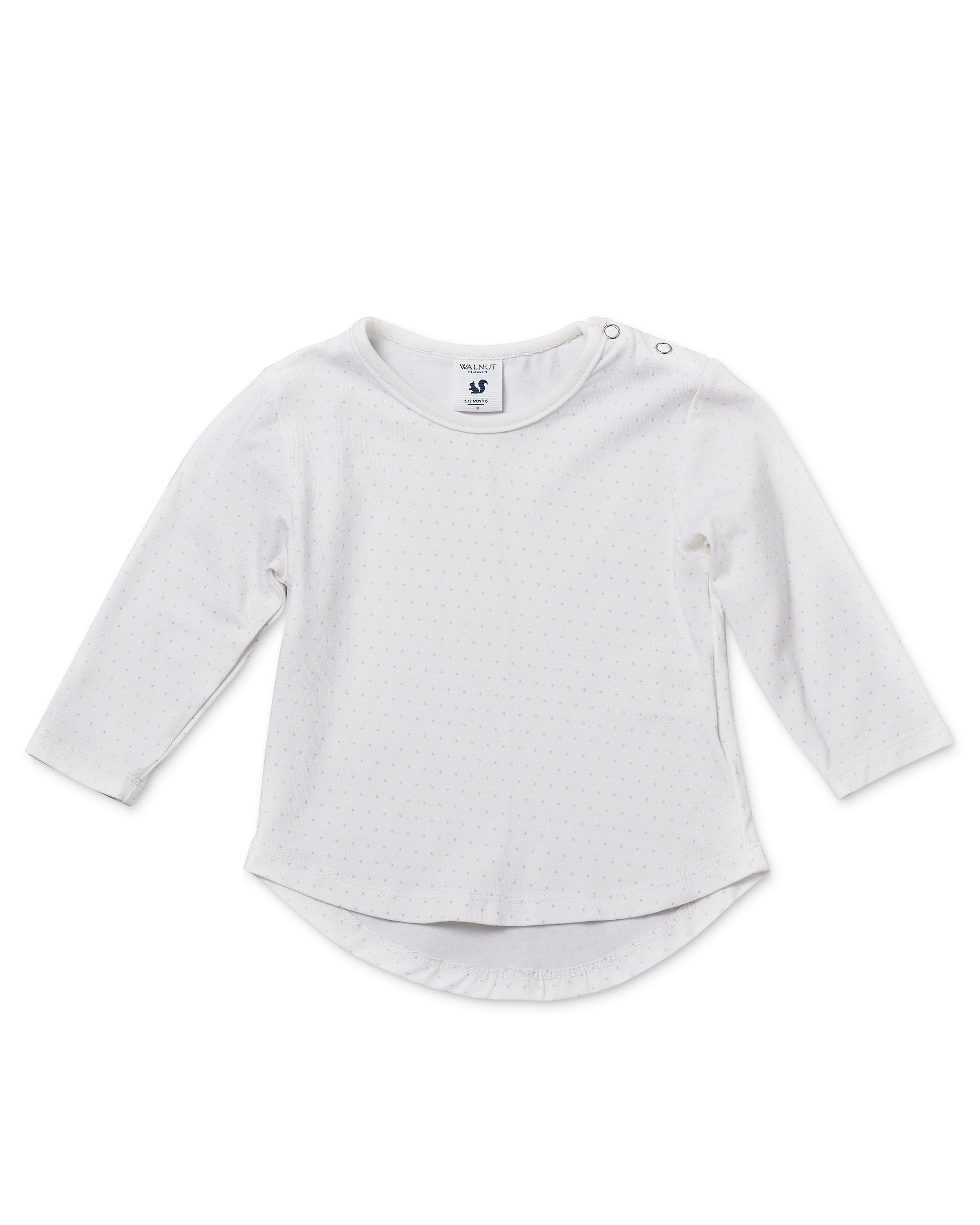 Leo Fitted Top Blue Spot