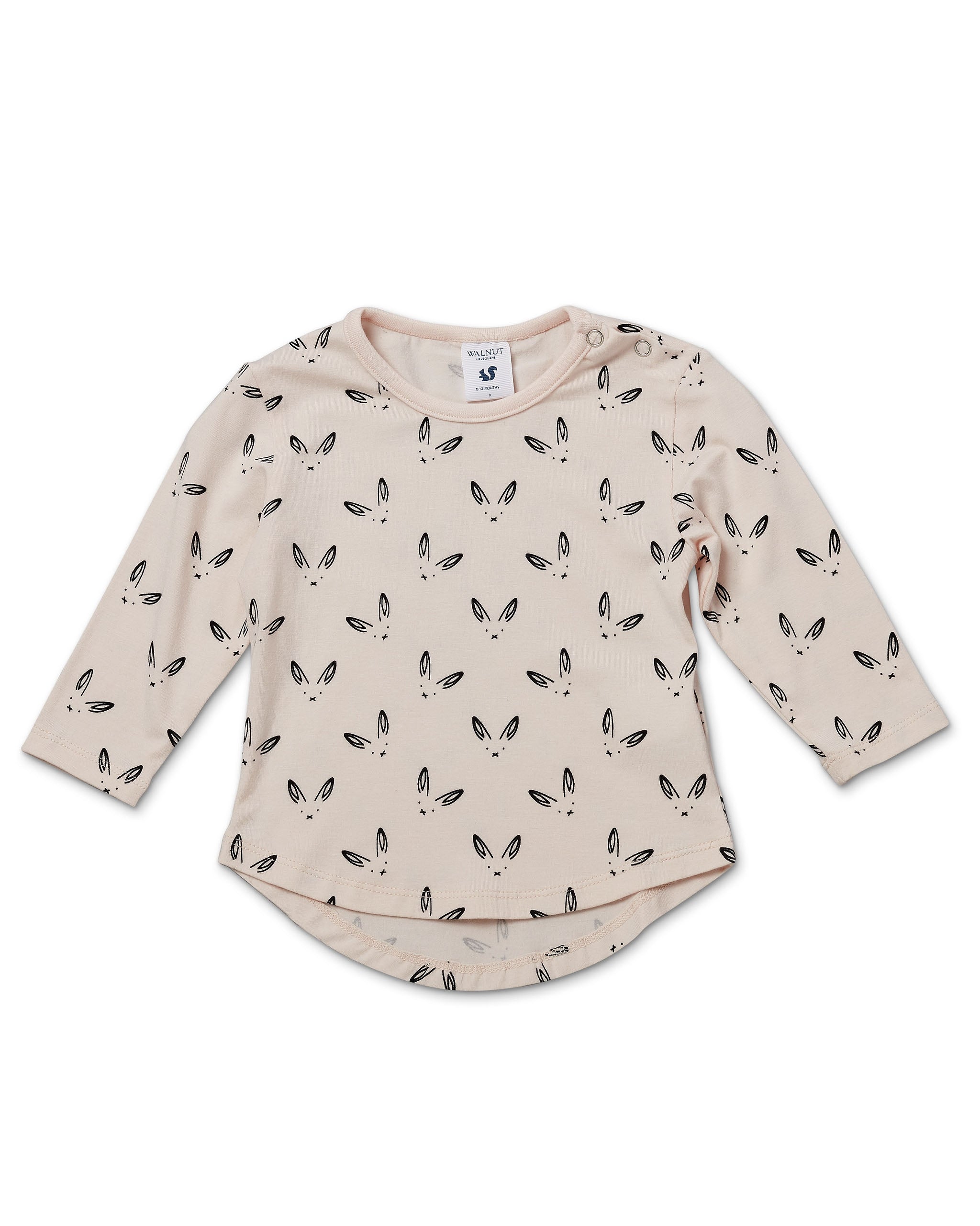 Leo Fitted Top Pink Bunny
