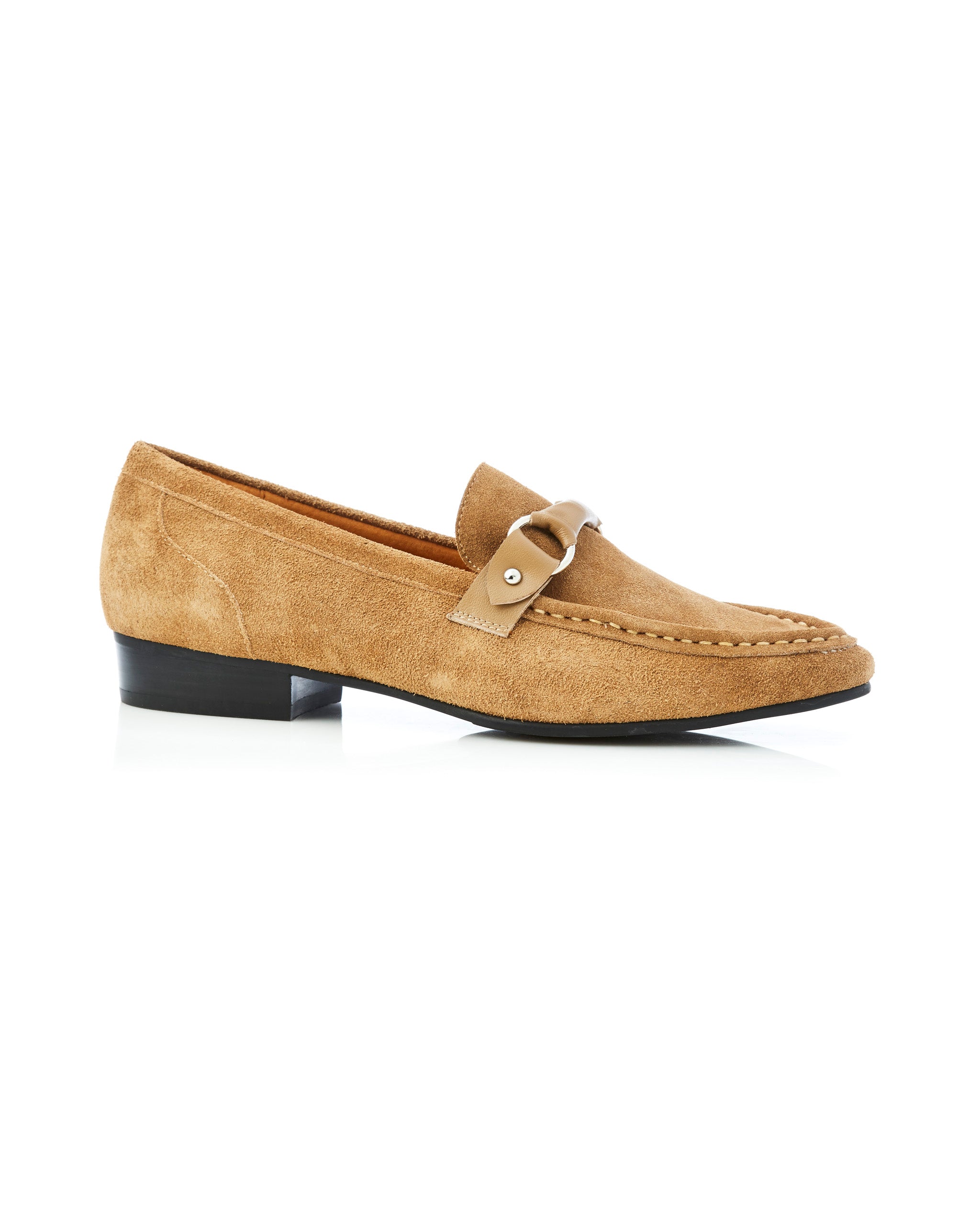Lucia Loafer Tan Side View
