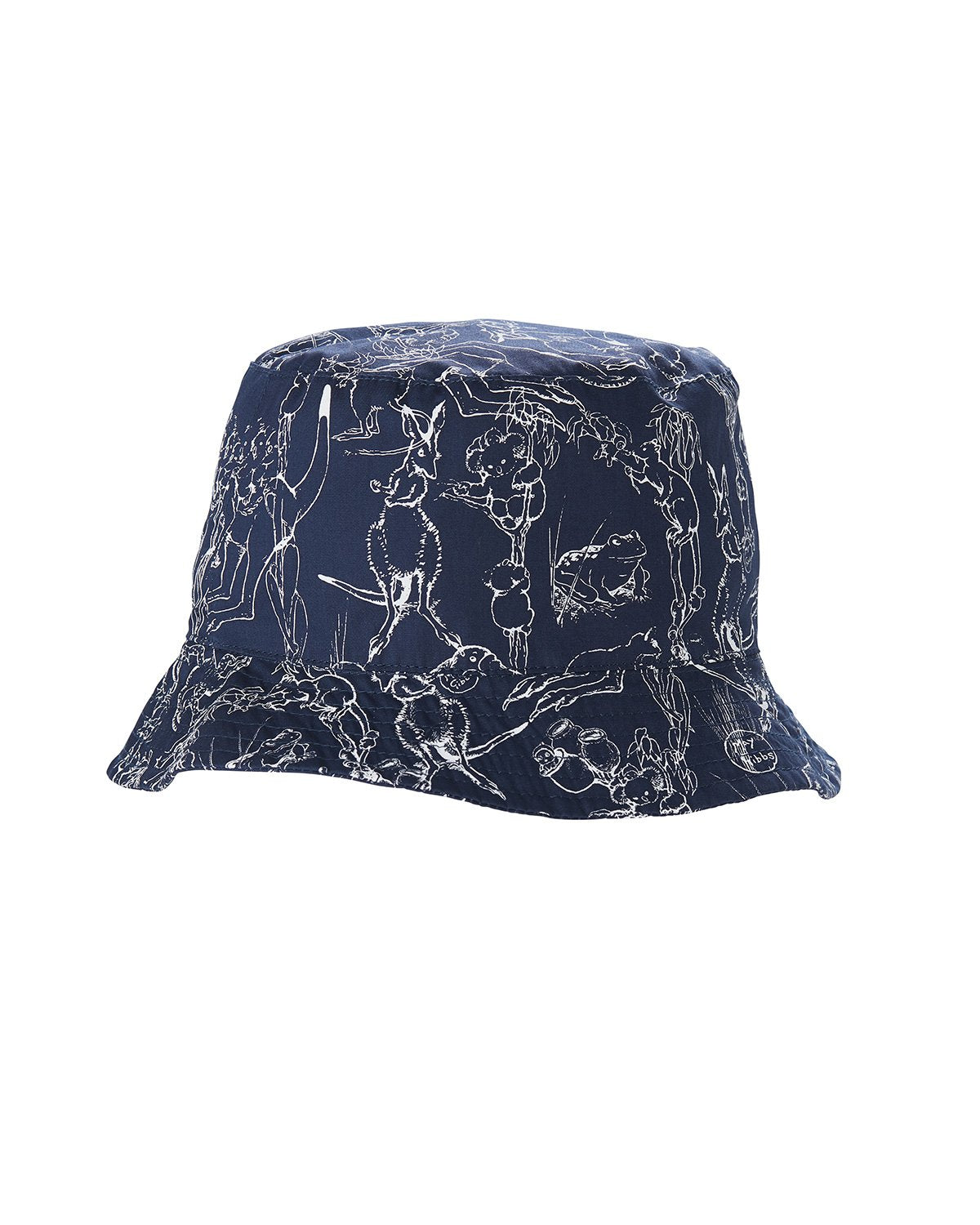 May Gibbs Mini Sunny Sunhat - Bush Dance Navy