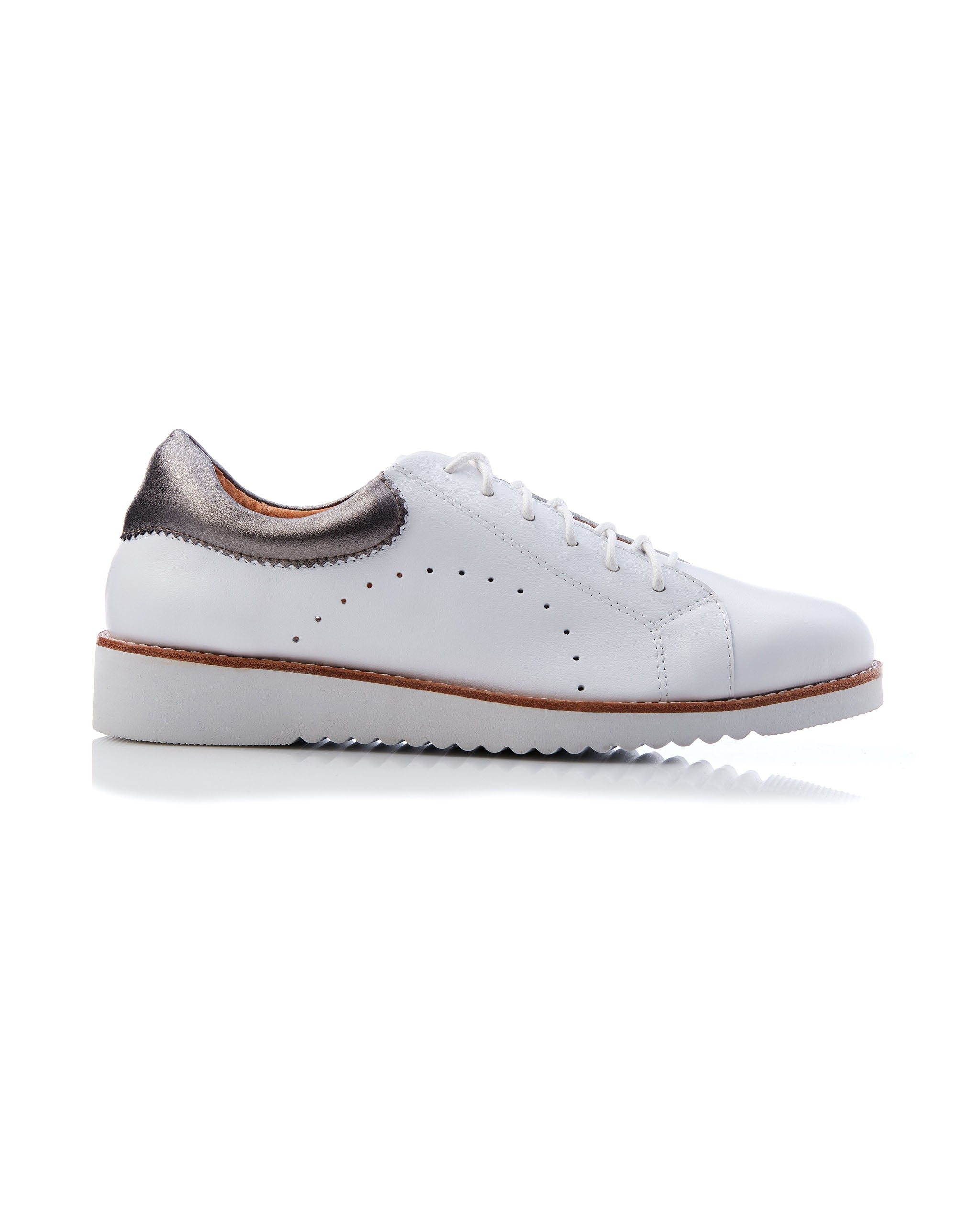 Micah Lace Up White