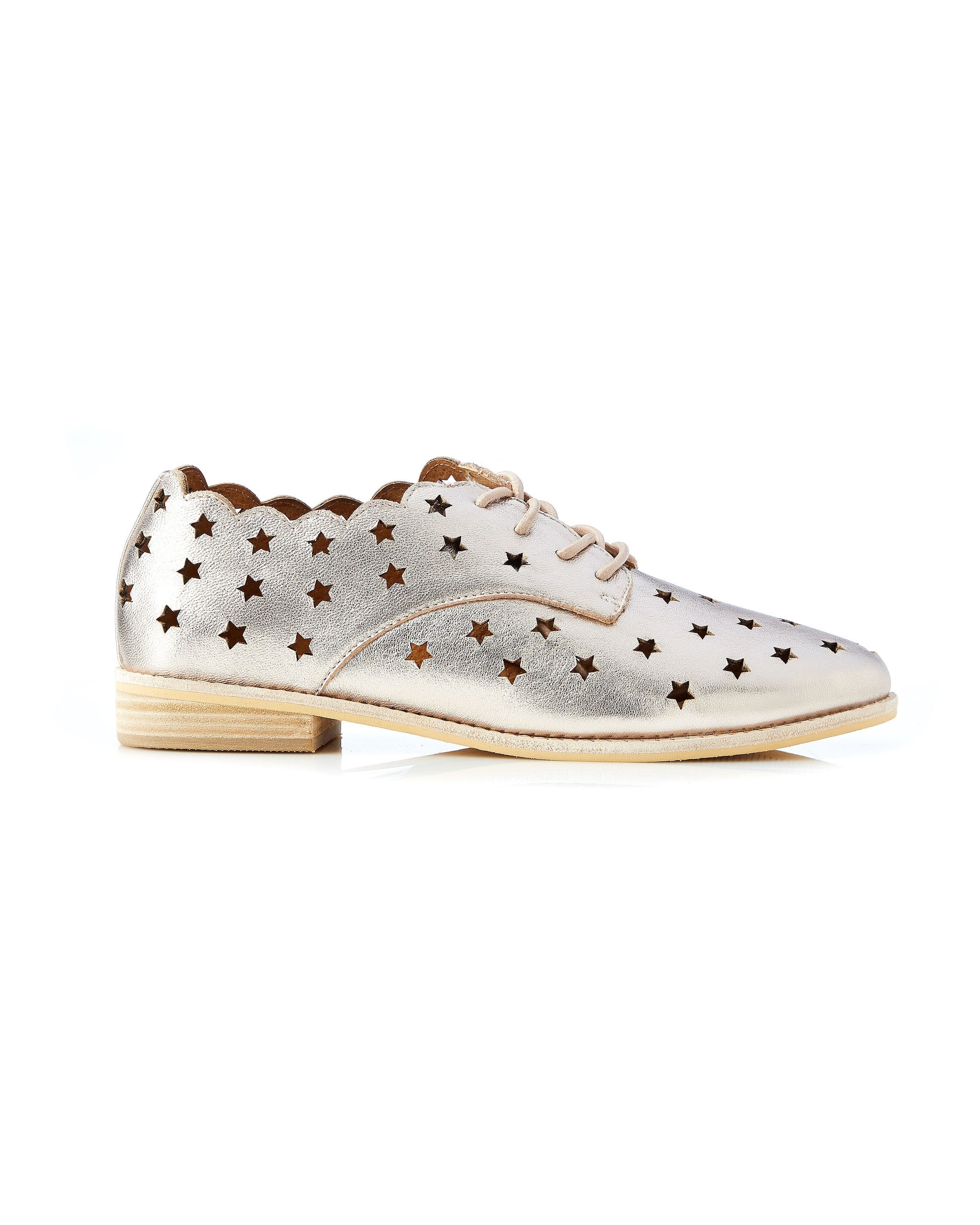 Olive Star Lace Up Rose Gold