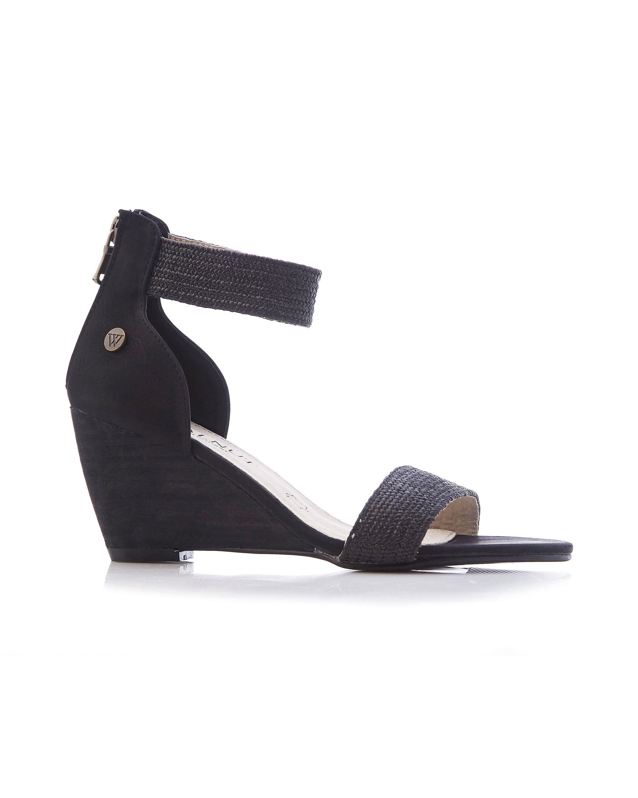 Penny Wedge Black