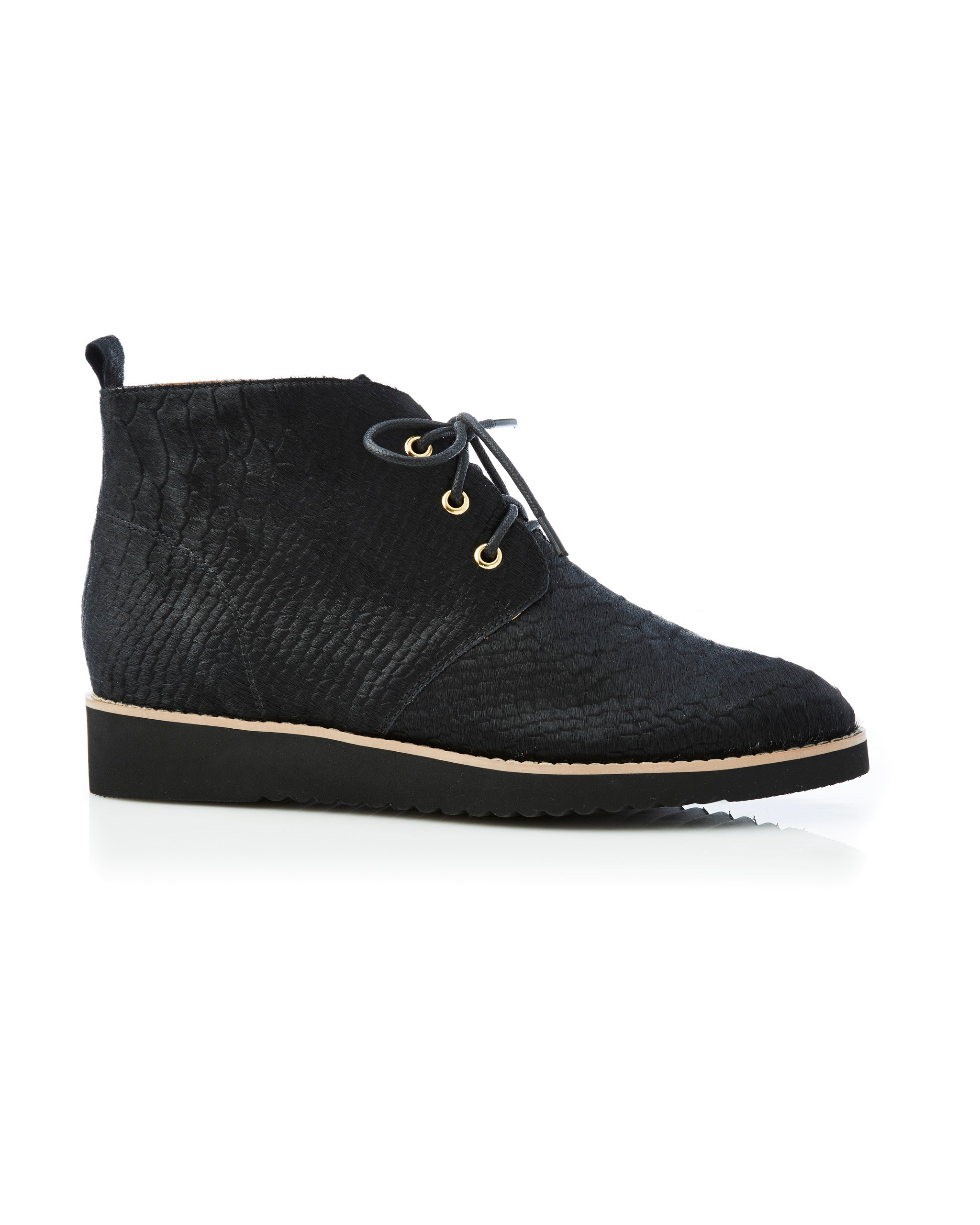 STEVIE BOOT Pony Python Black side