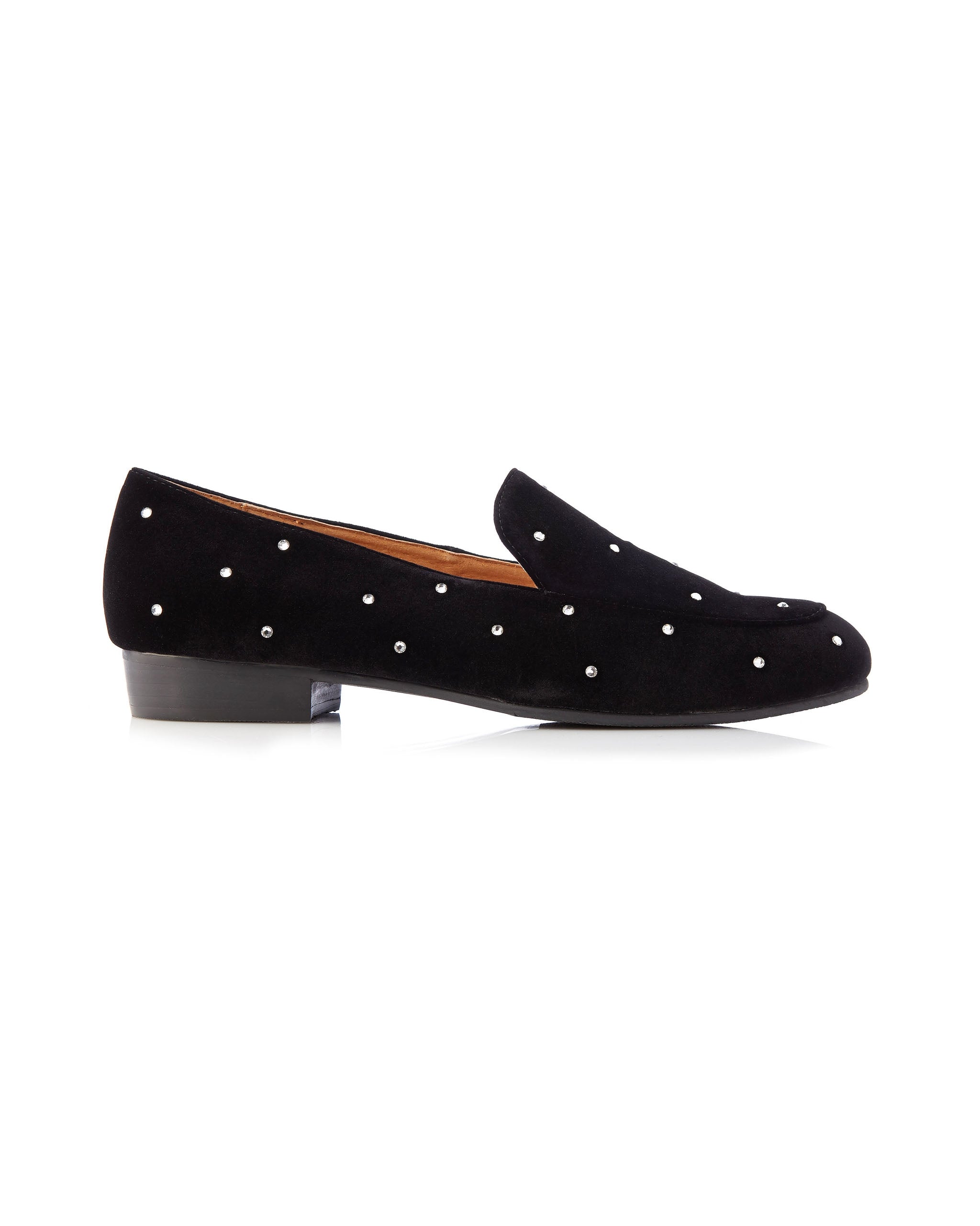 Natalia Swarovski® Crystal Loafer side
