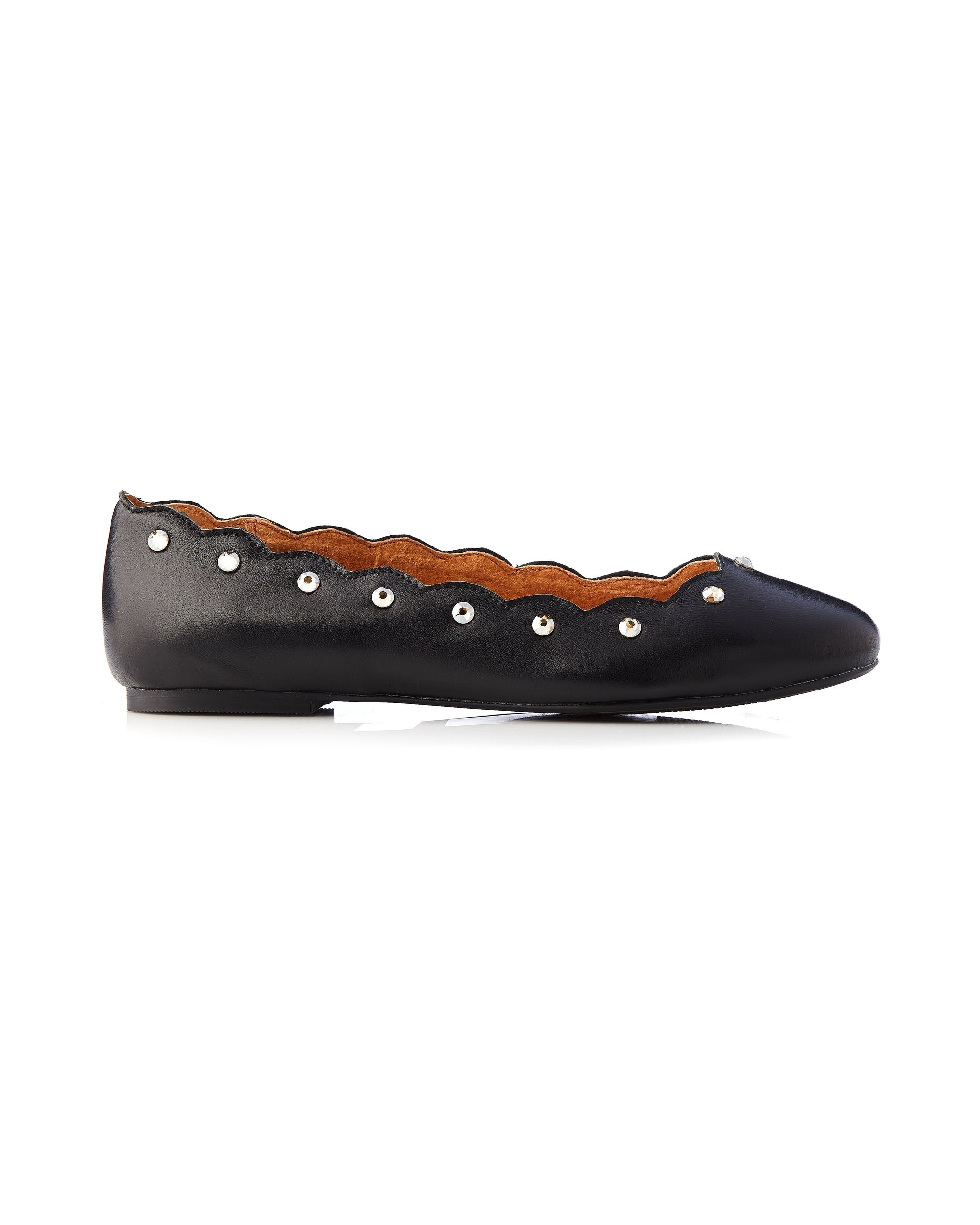 Rosetta Swarovski® Crystal Black side