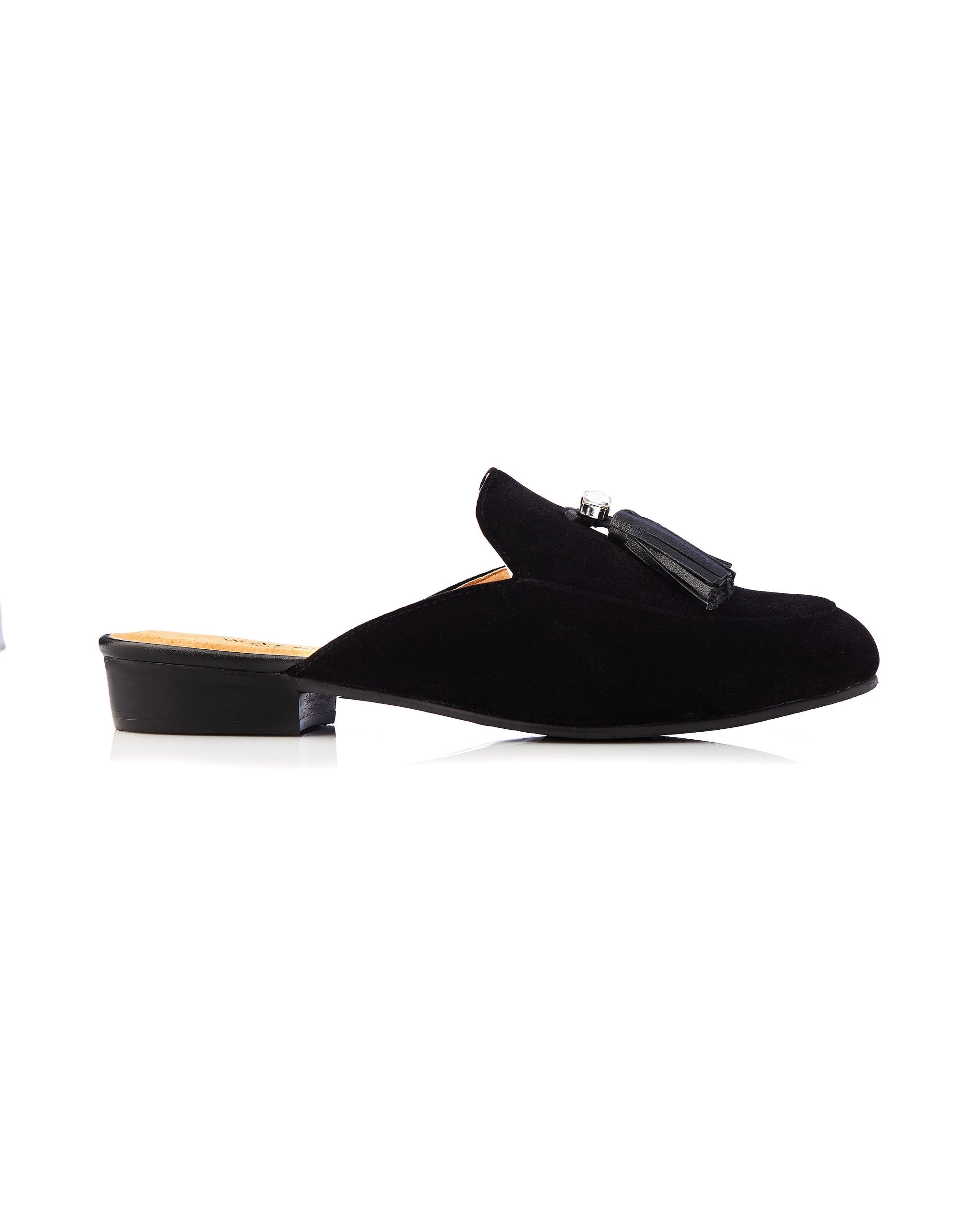 Tabitha Swarovski® Crystal Slide side view