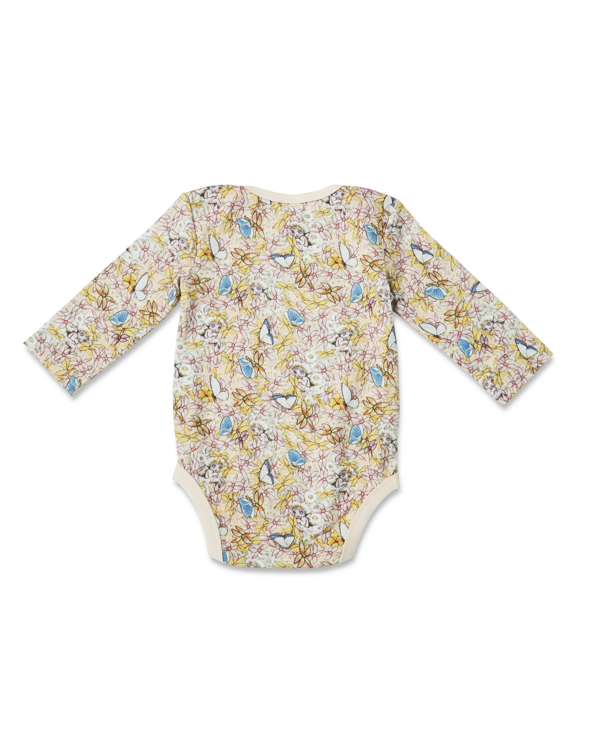 May Gibbs Ziggy Onesie - Gum Blossom