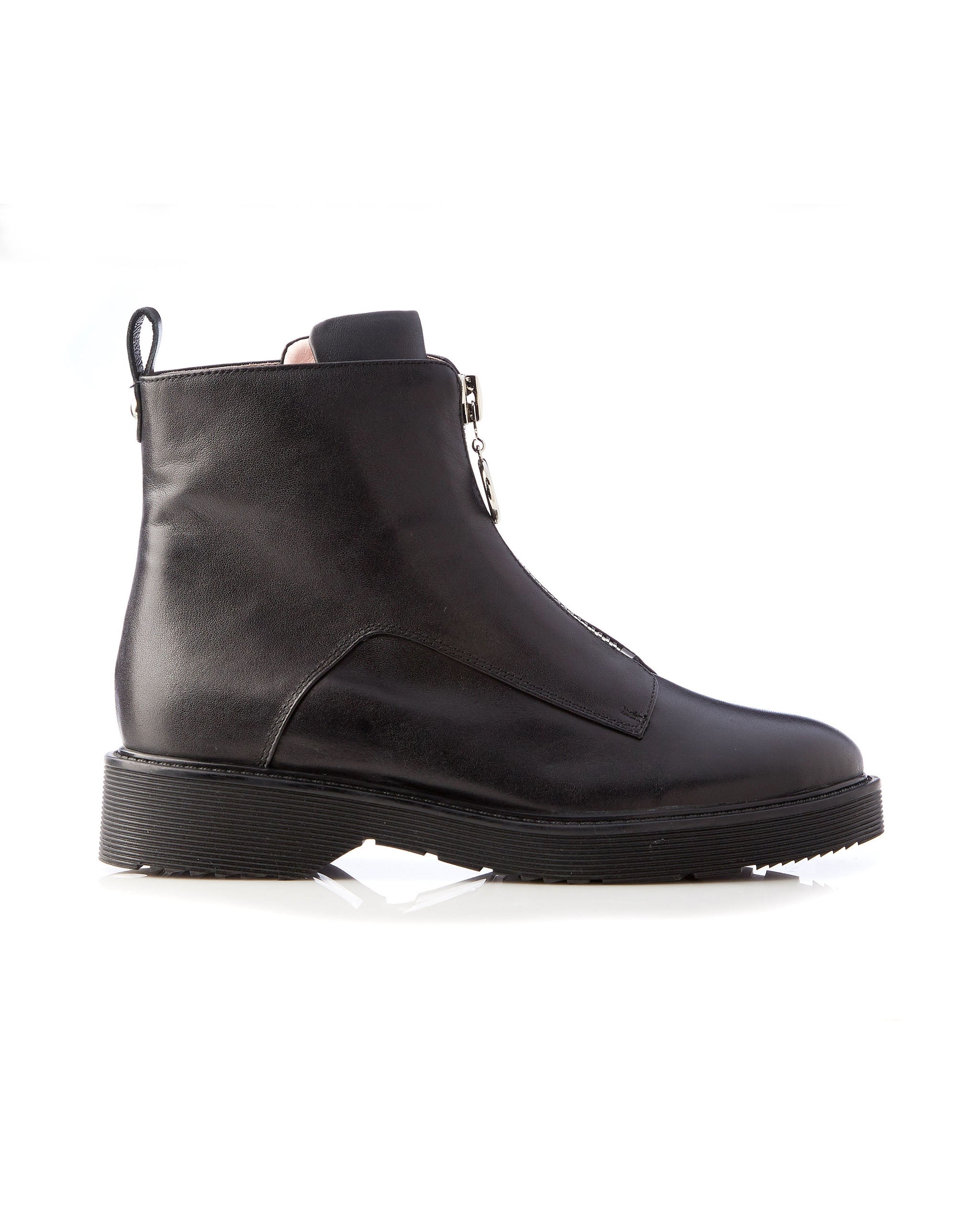 Andy Leather Zip Boot