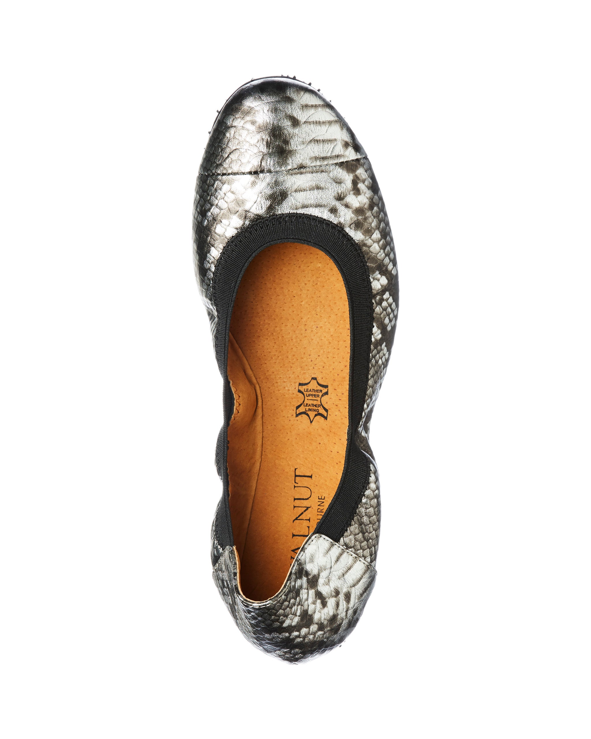 Ava Ballet Leopard Leather Side View