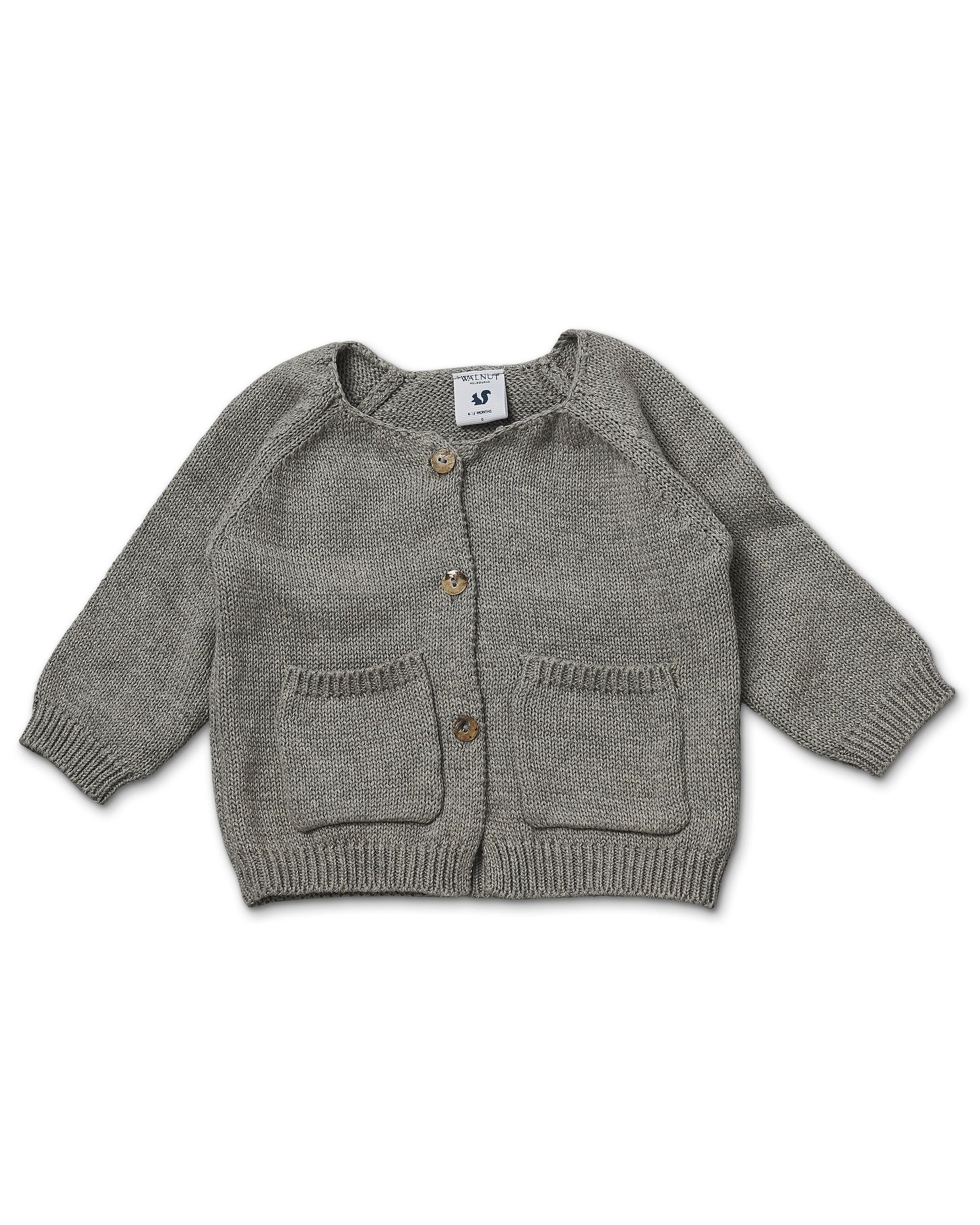 Coupe Knitted Cardigan Grey