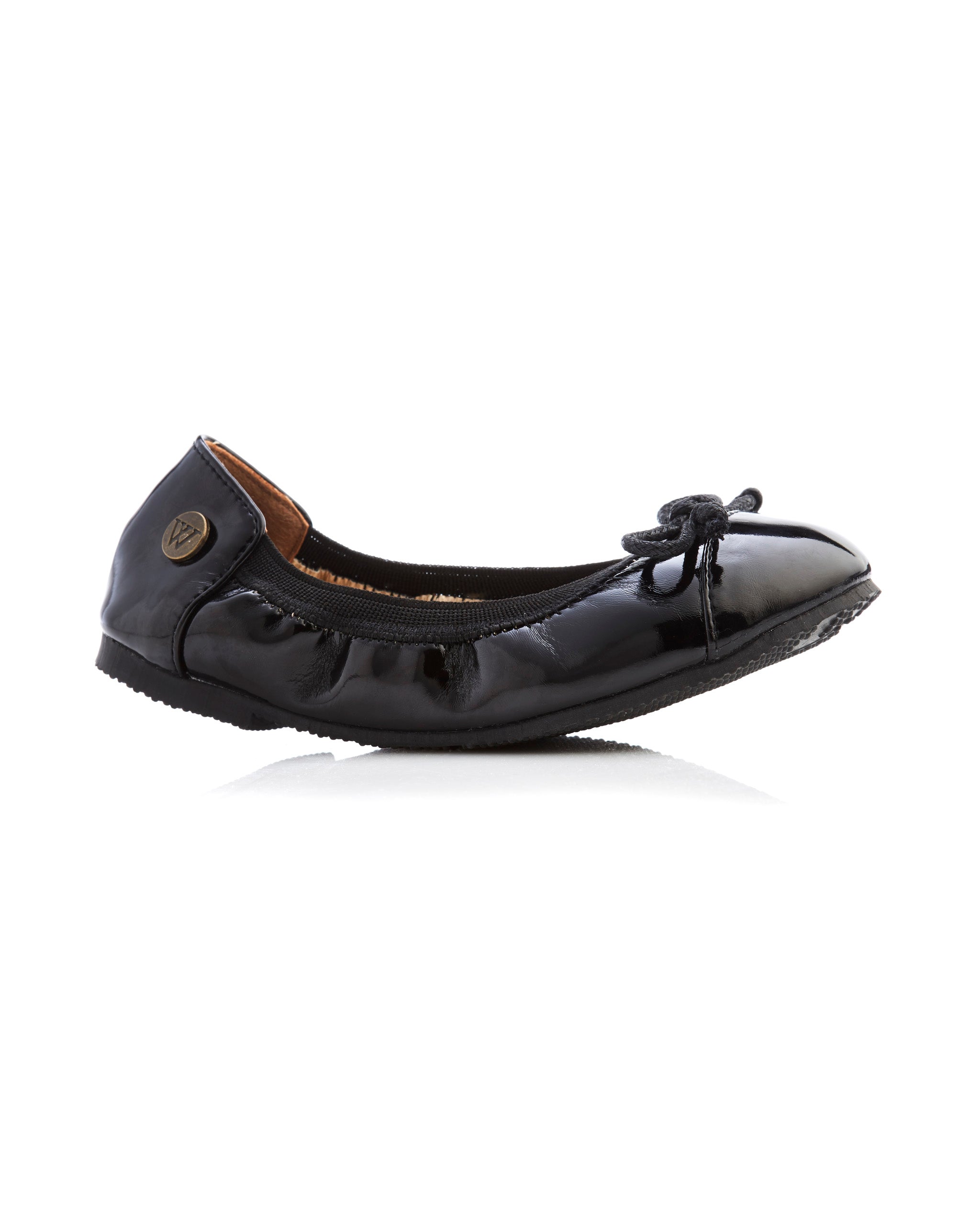 Catie Patent Ballet Black Side