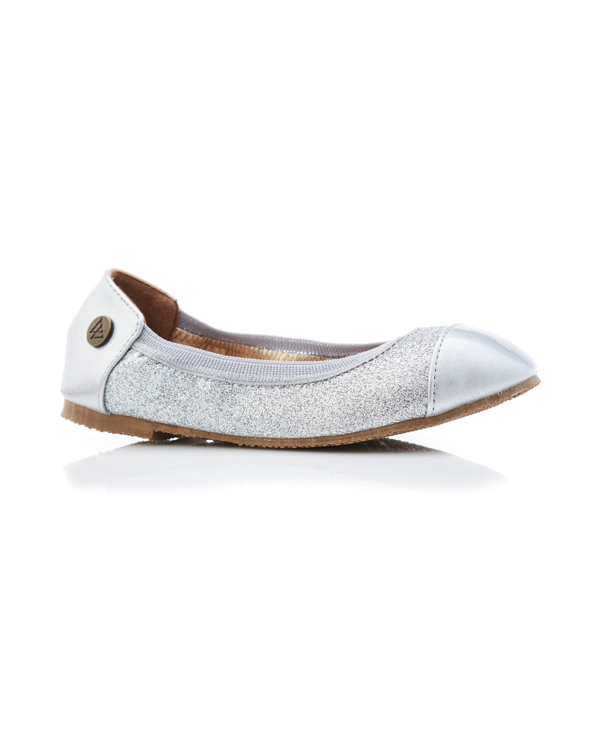 Catie Sparkle Ballet Silver Side View