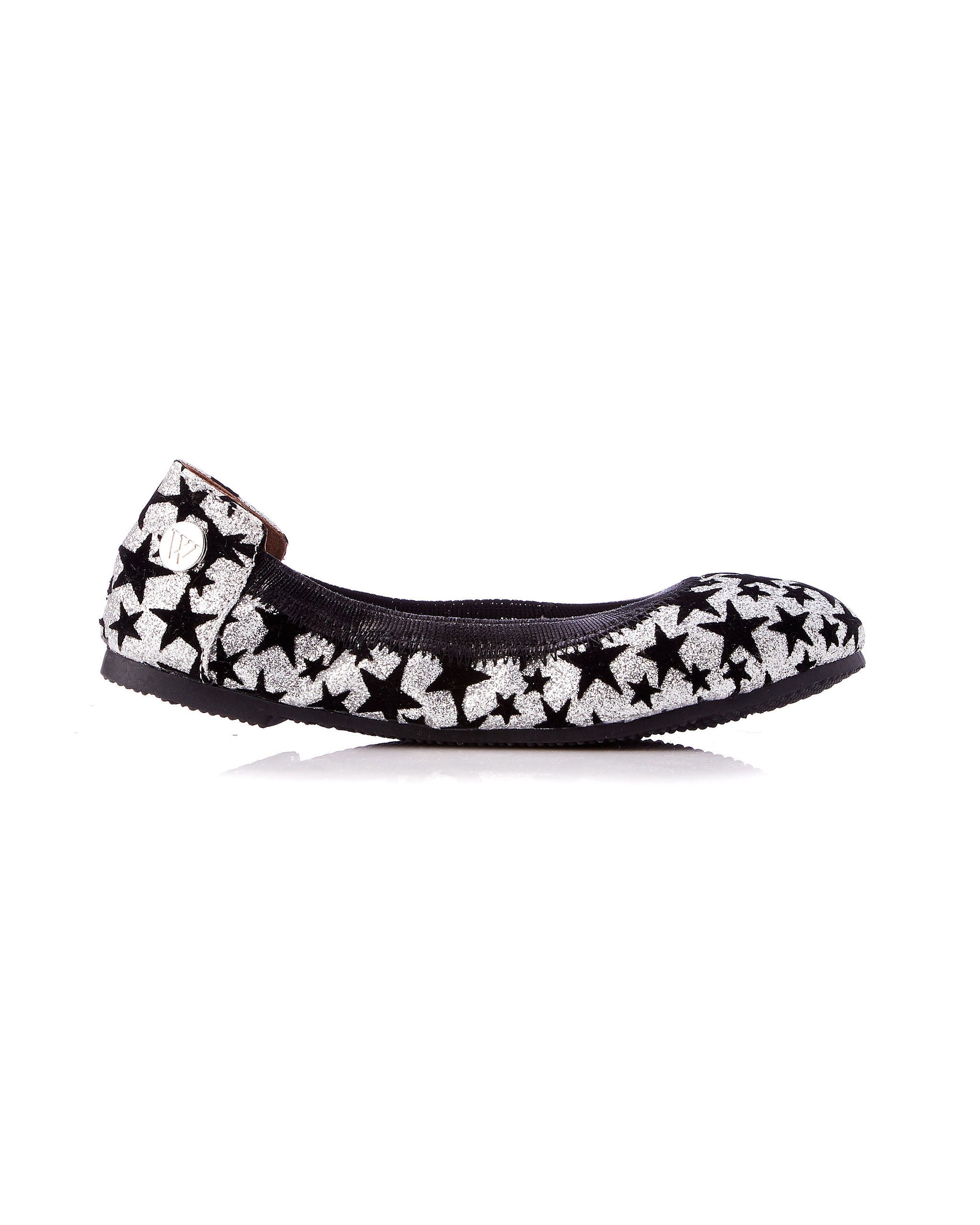 Catie Glitter Star Silver