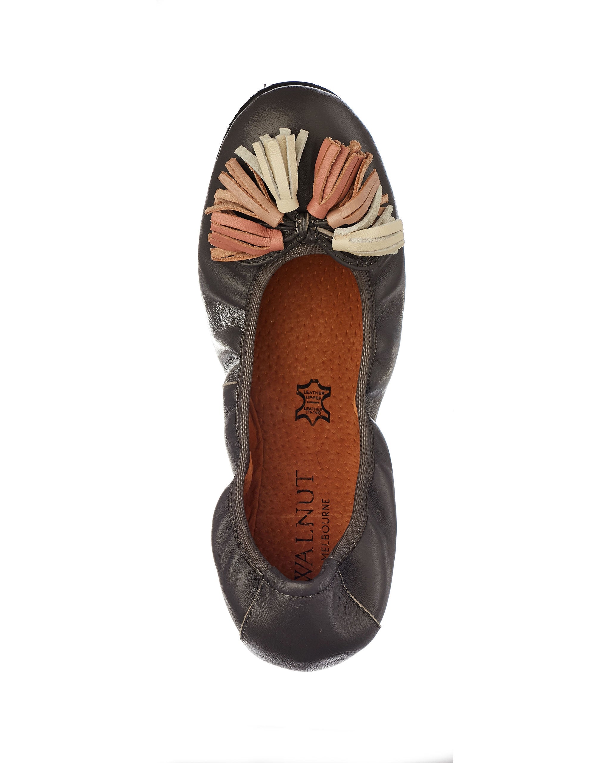 CHLOE LEATHER BALLET BLACK SIDE