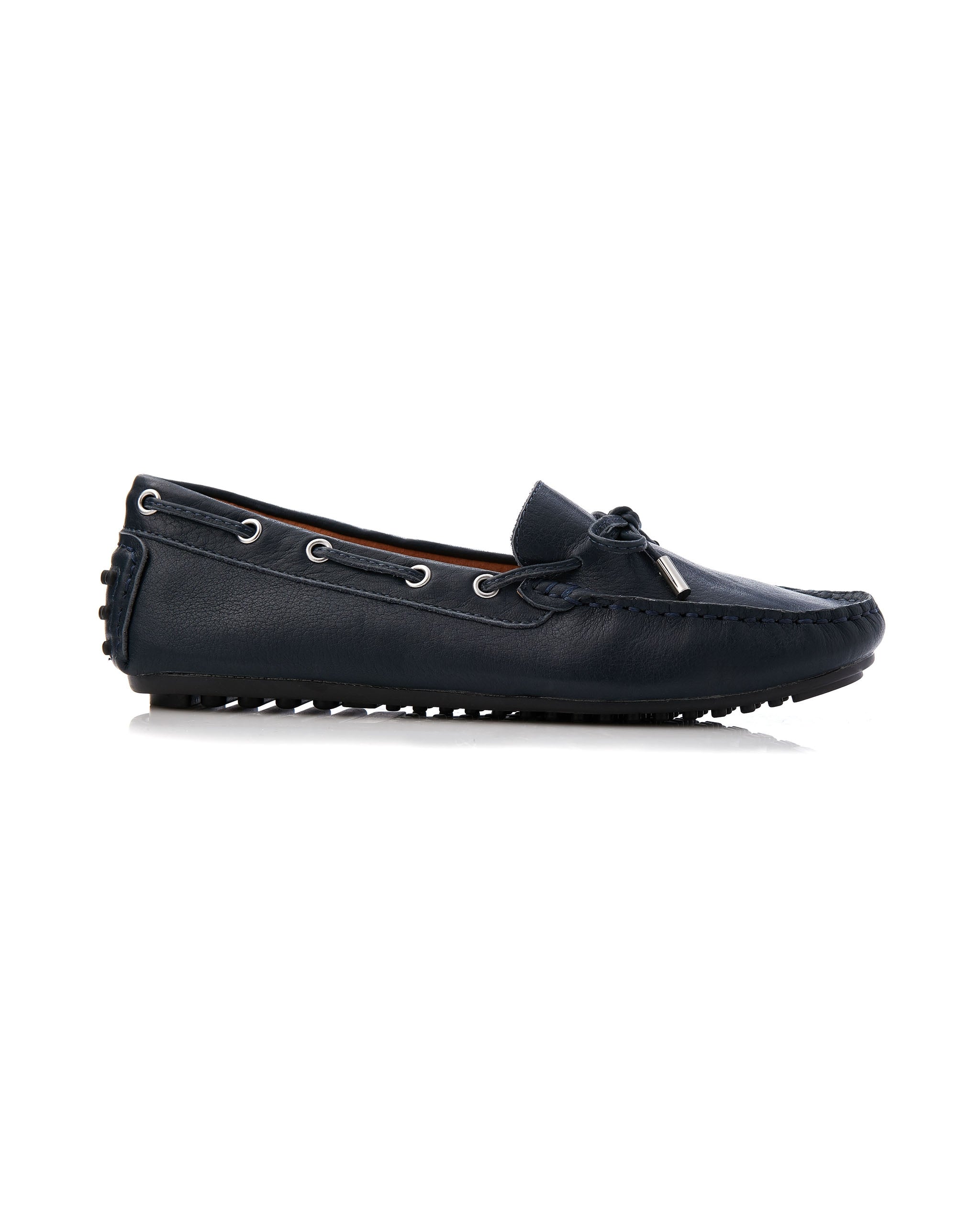 Daria Leather Loafer Navy