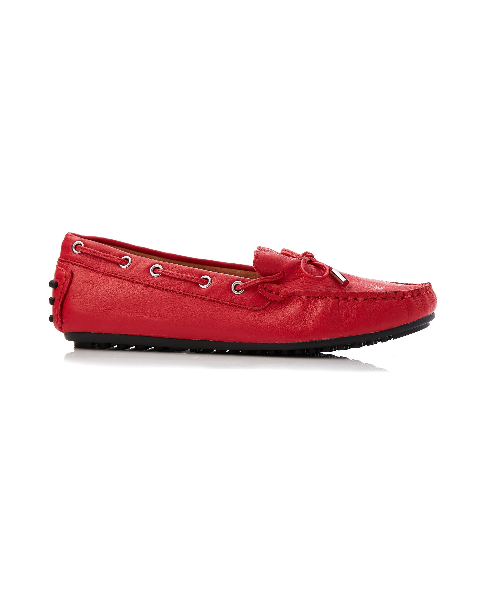 Daria Leather Loafer Red