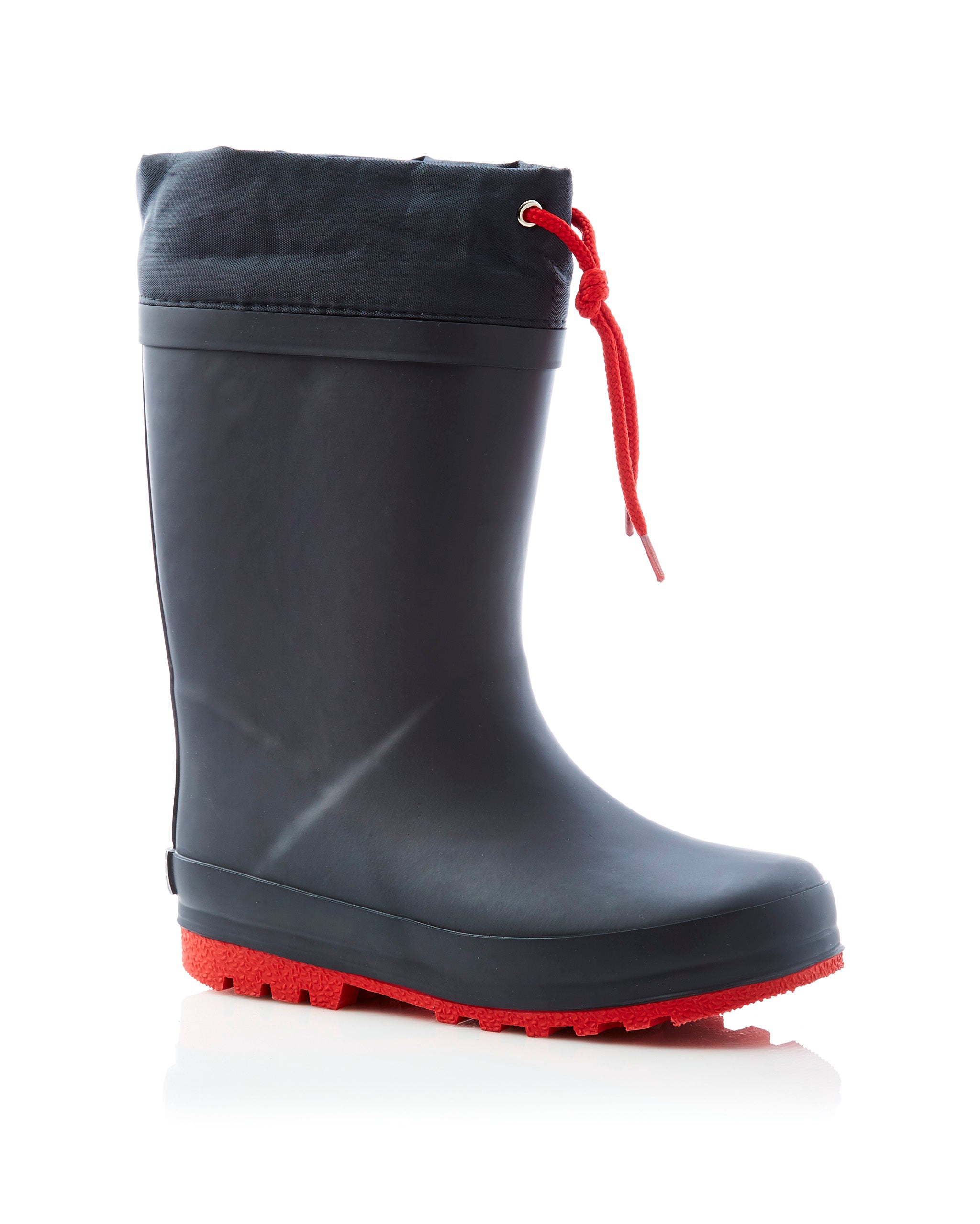 GATOR GUMBOOT Navy Red side view