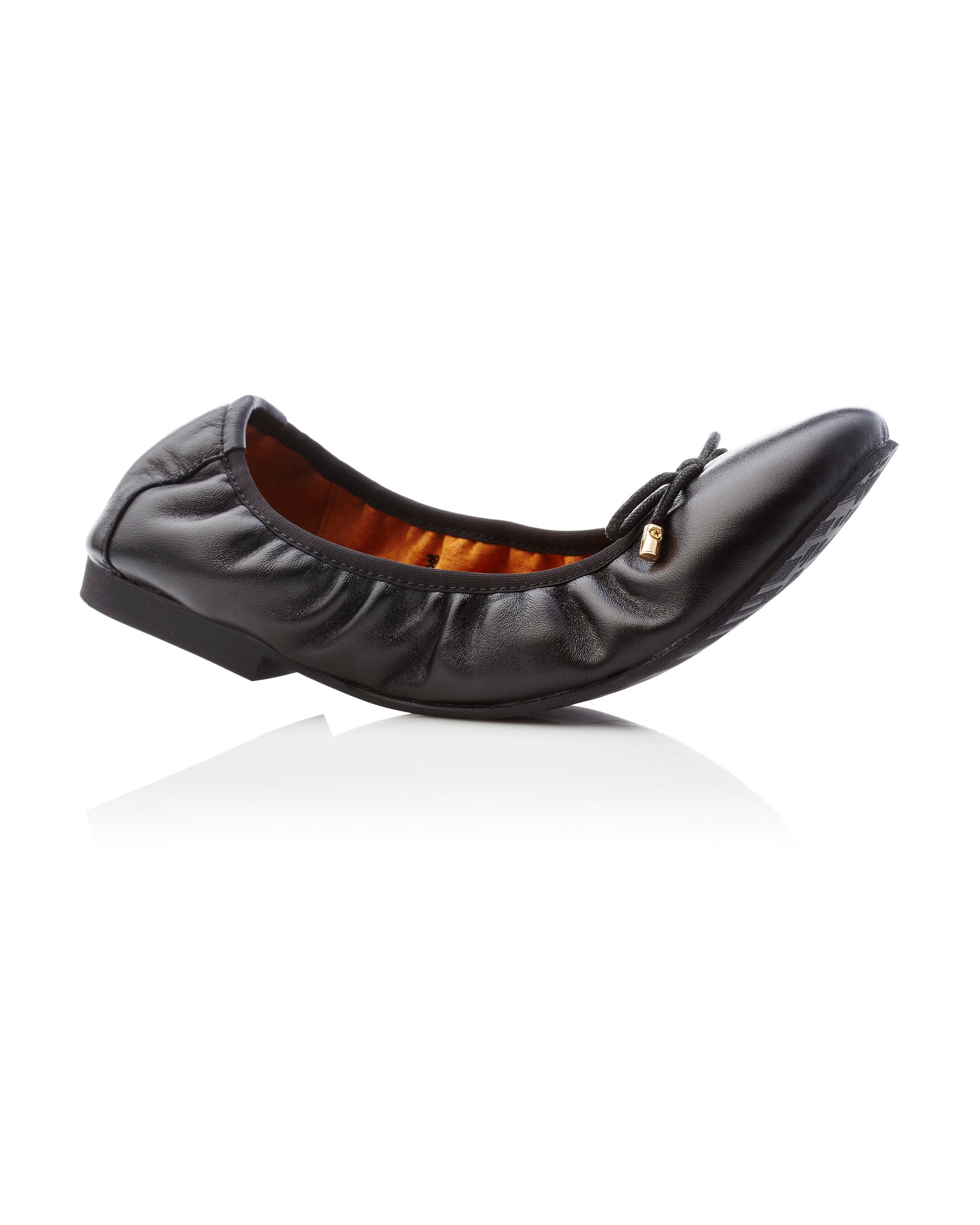 CHLOE LEATHER BALLET BLACK SIDE