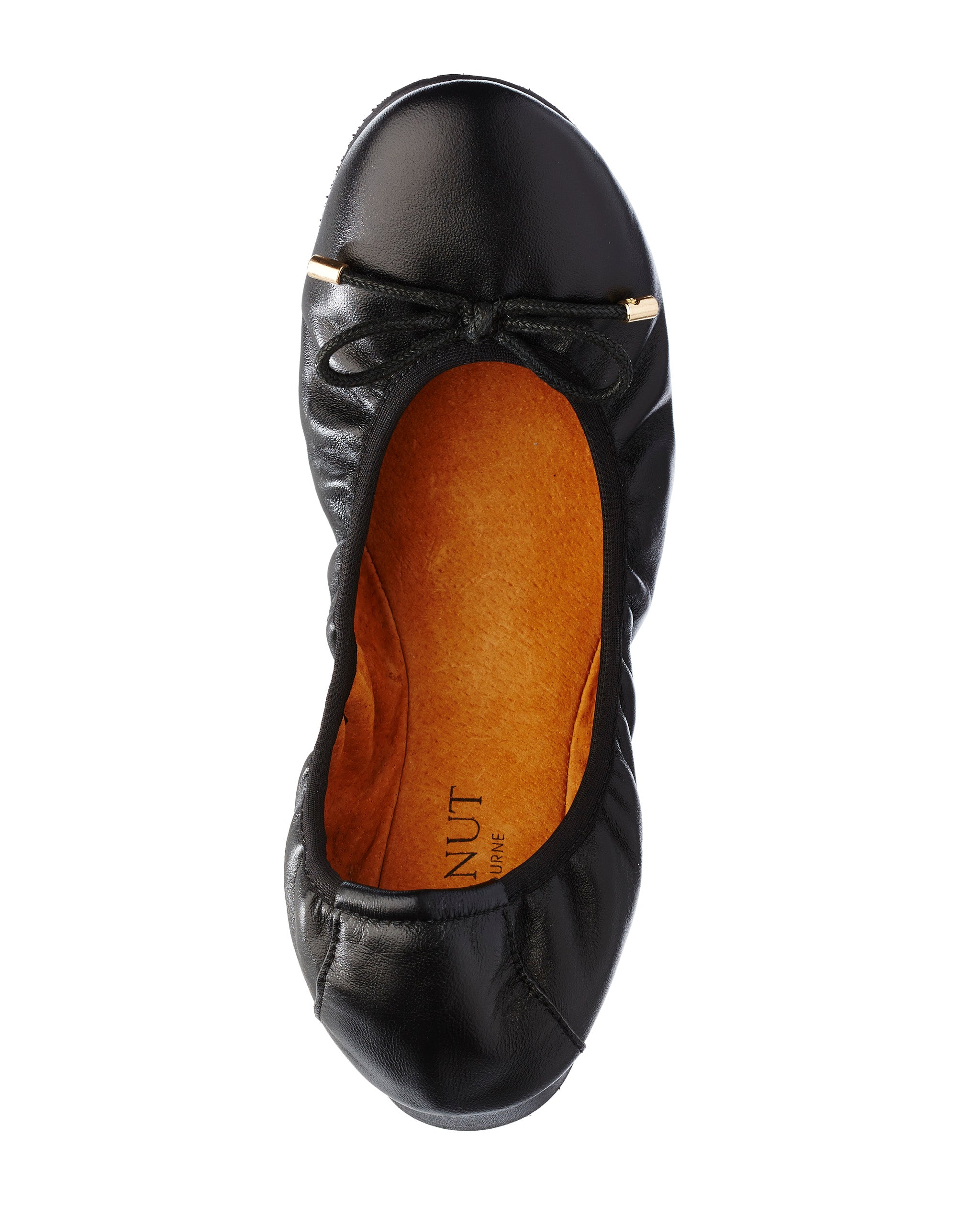 Clara Leather Sandal Black side view