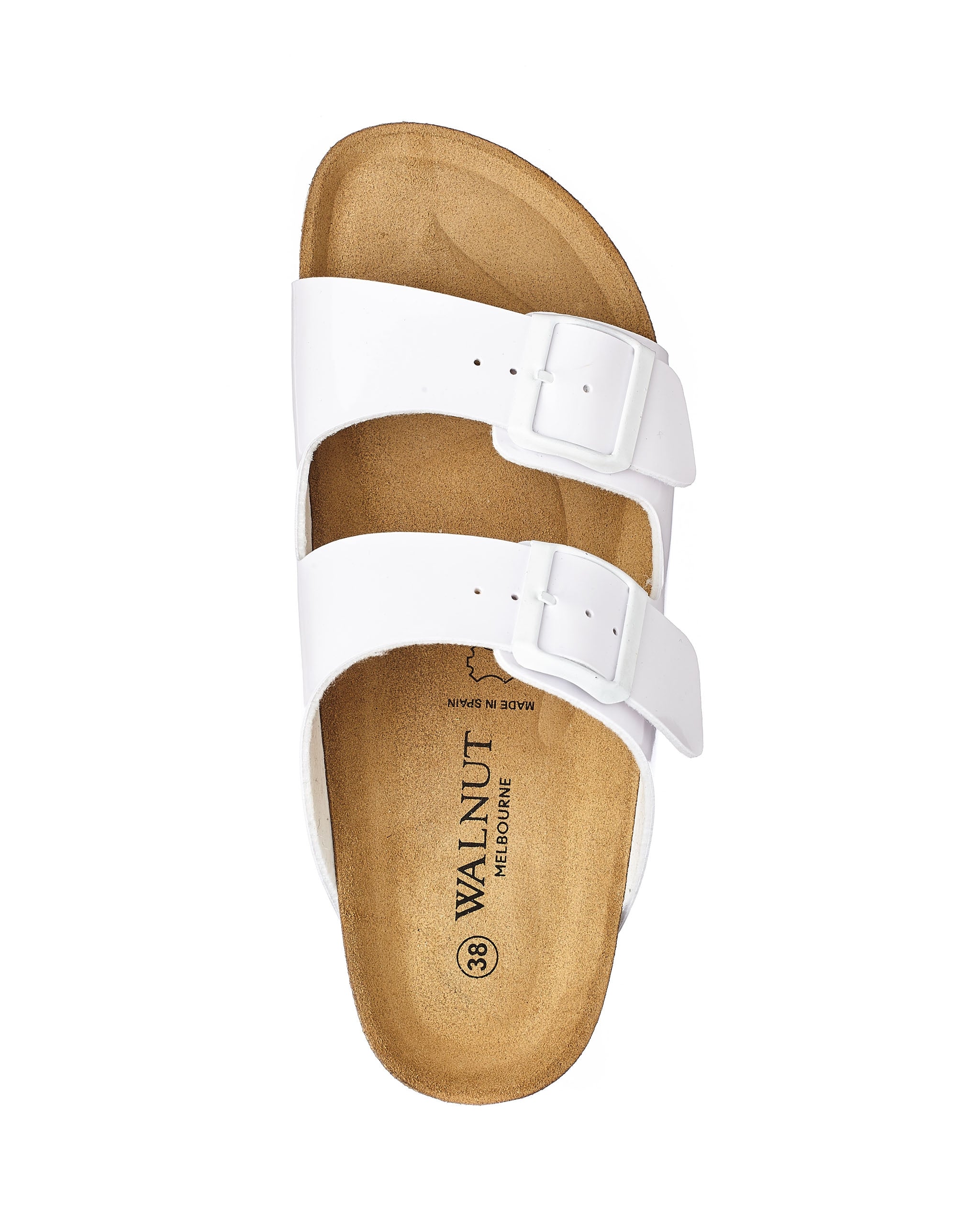 Lucy Raffia Slide Tan side view