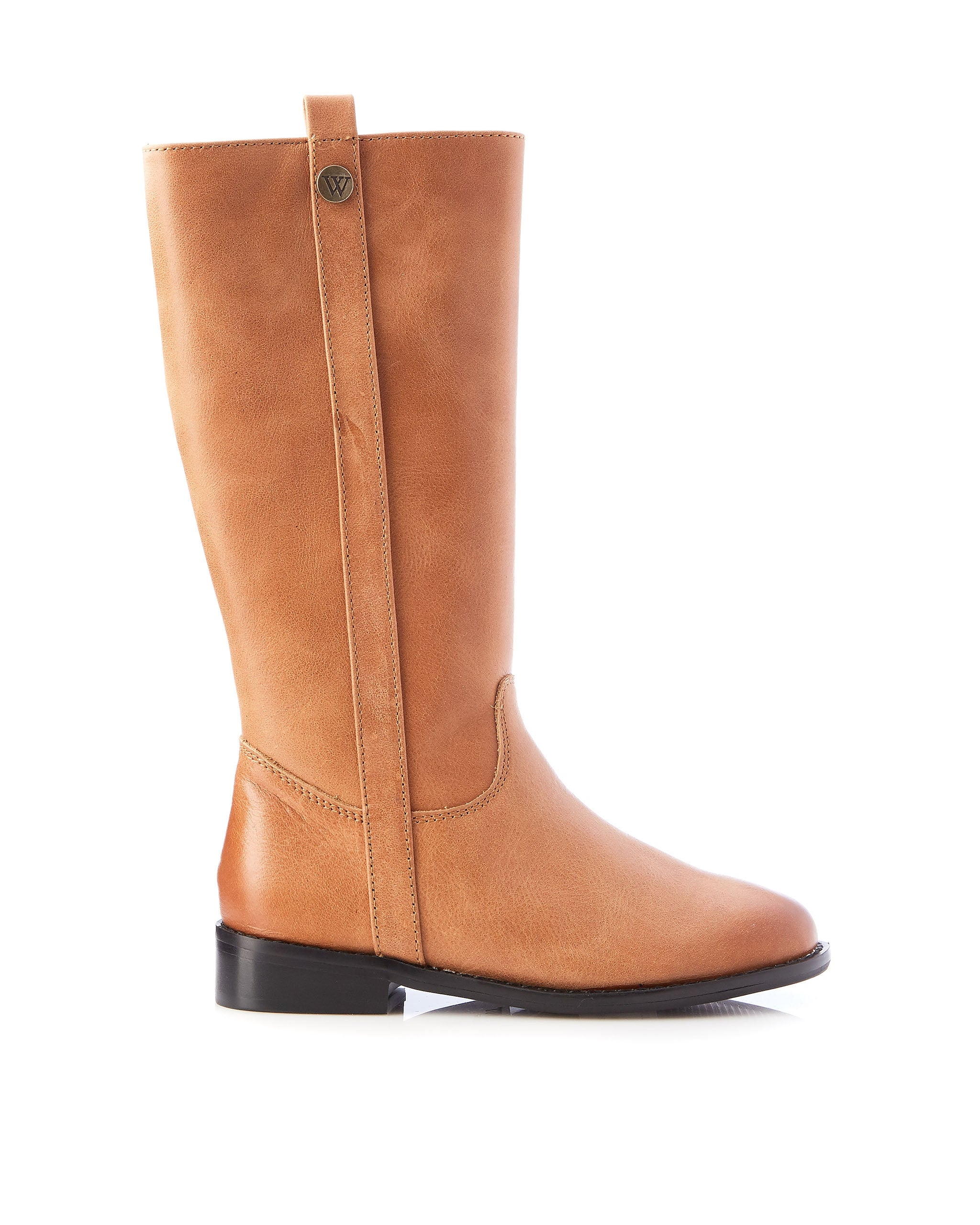 LILLY LONG Boot Leather Tan