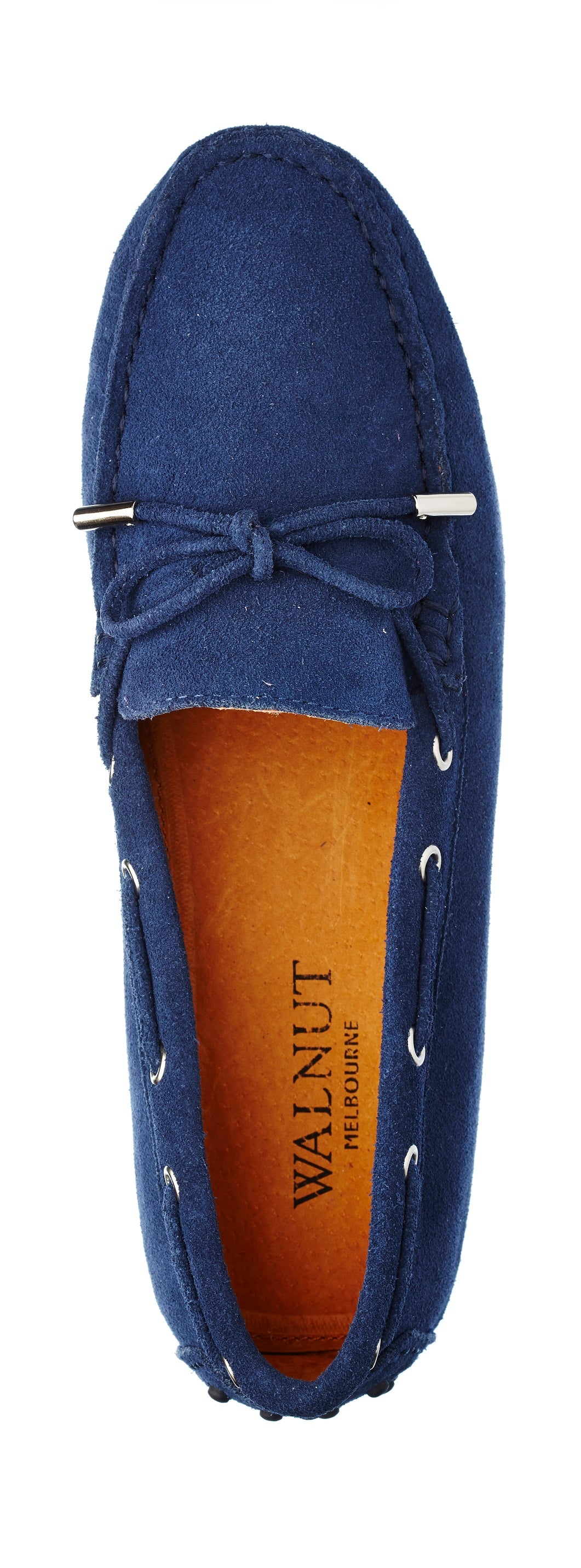 DARIA SUEDE LOAFER Pale Blue Side View