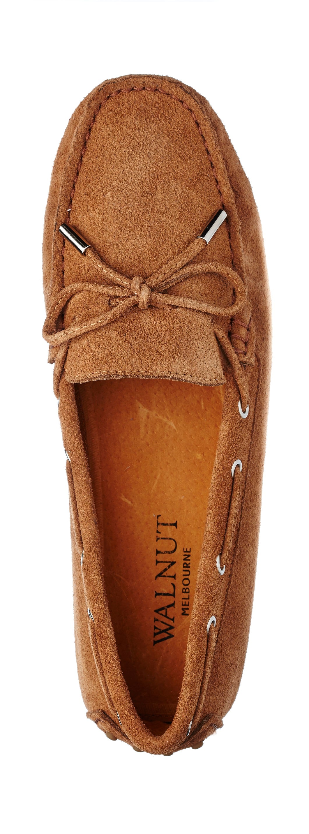 Daria Suede Mini Snake Loafer Blush side view
