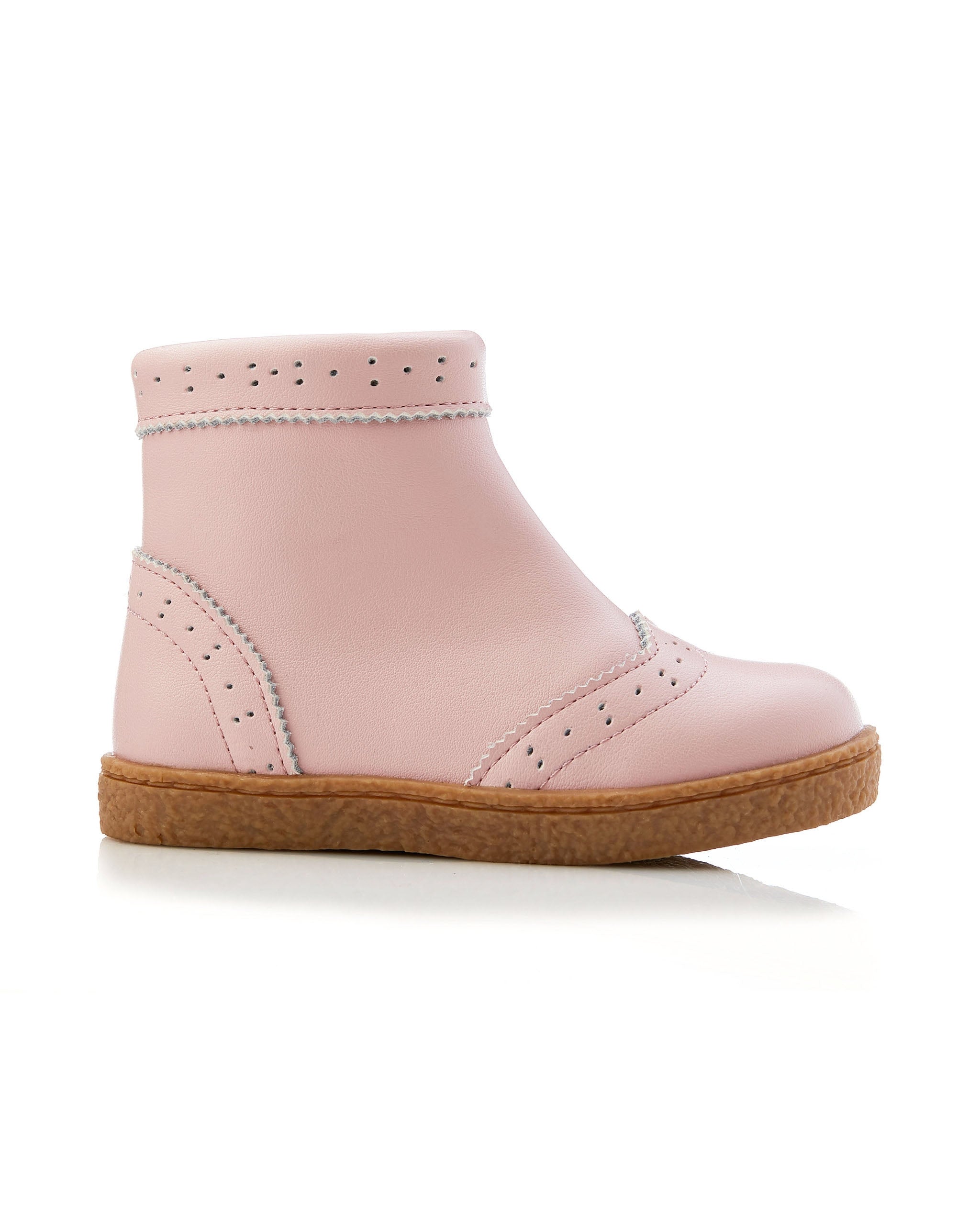 Lulu Pink Leather Boot