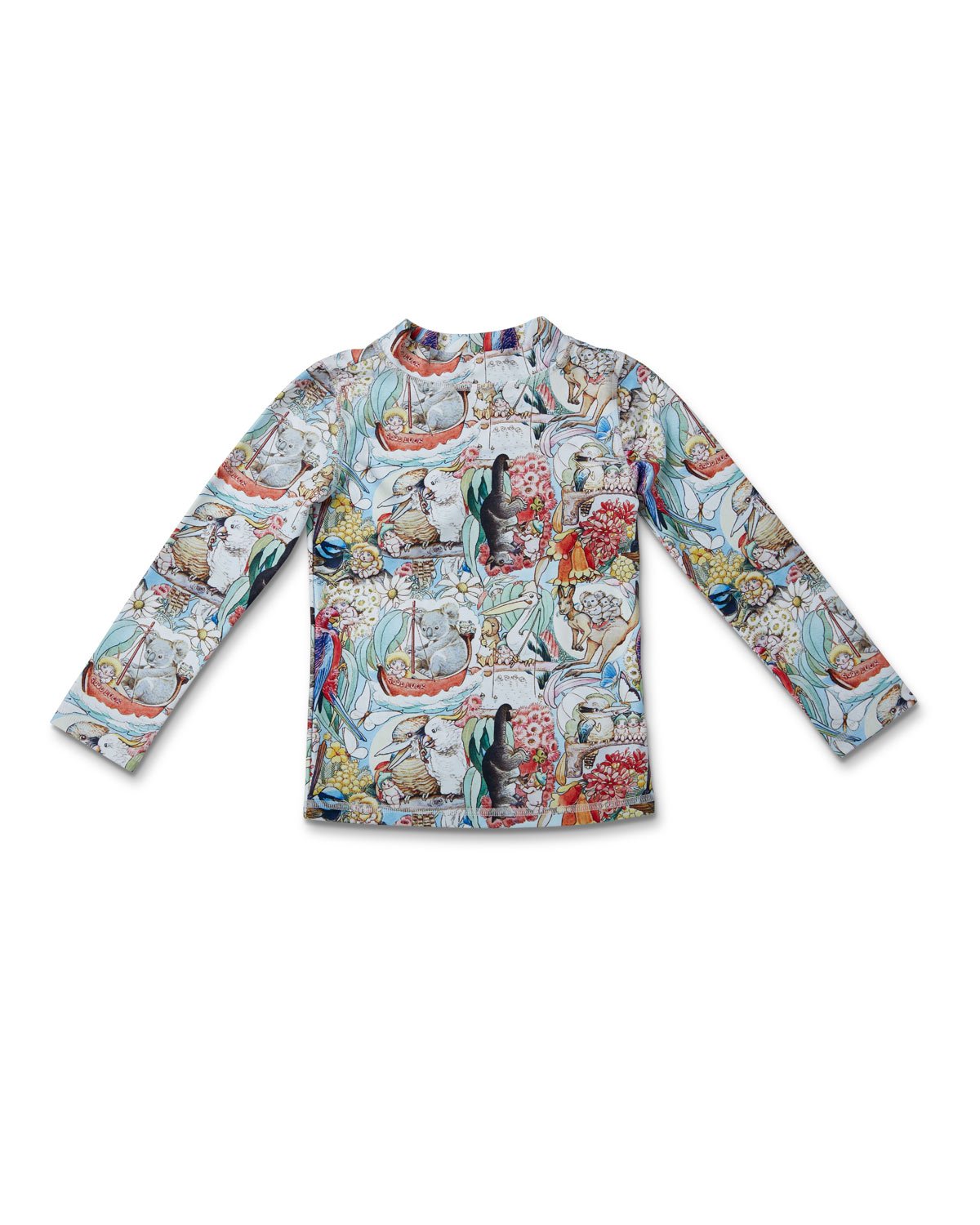 May Gibbs Cisco Long Sleeve Rashie - Platypus Navy