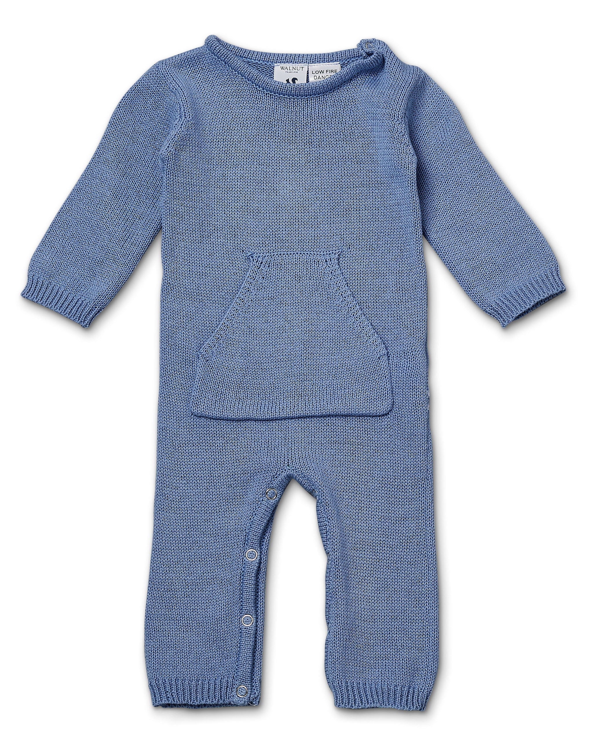 Ruby Blue Knitted Romper